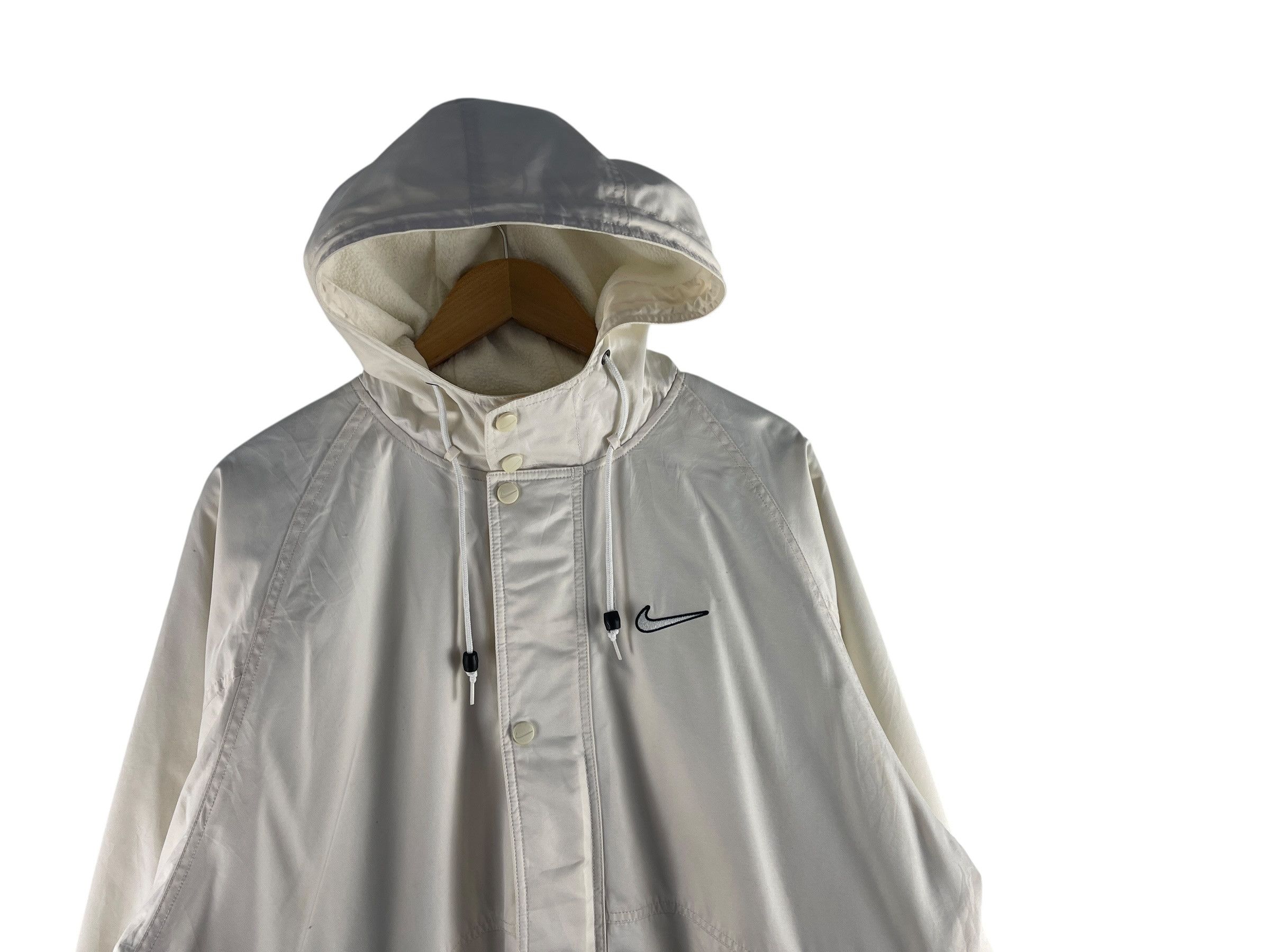 Nike Vintage Nike Big Swoosh Hooded Windbreaker Jacket Size US M / EU 48-50 / 2 - 8 Thumbnail