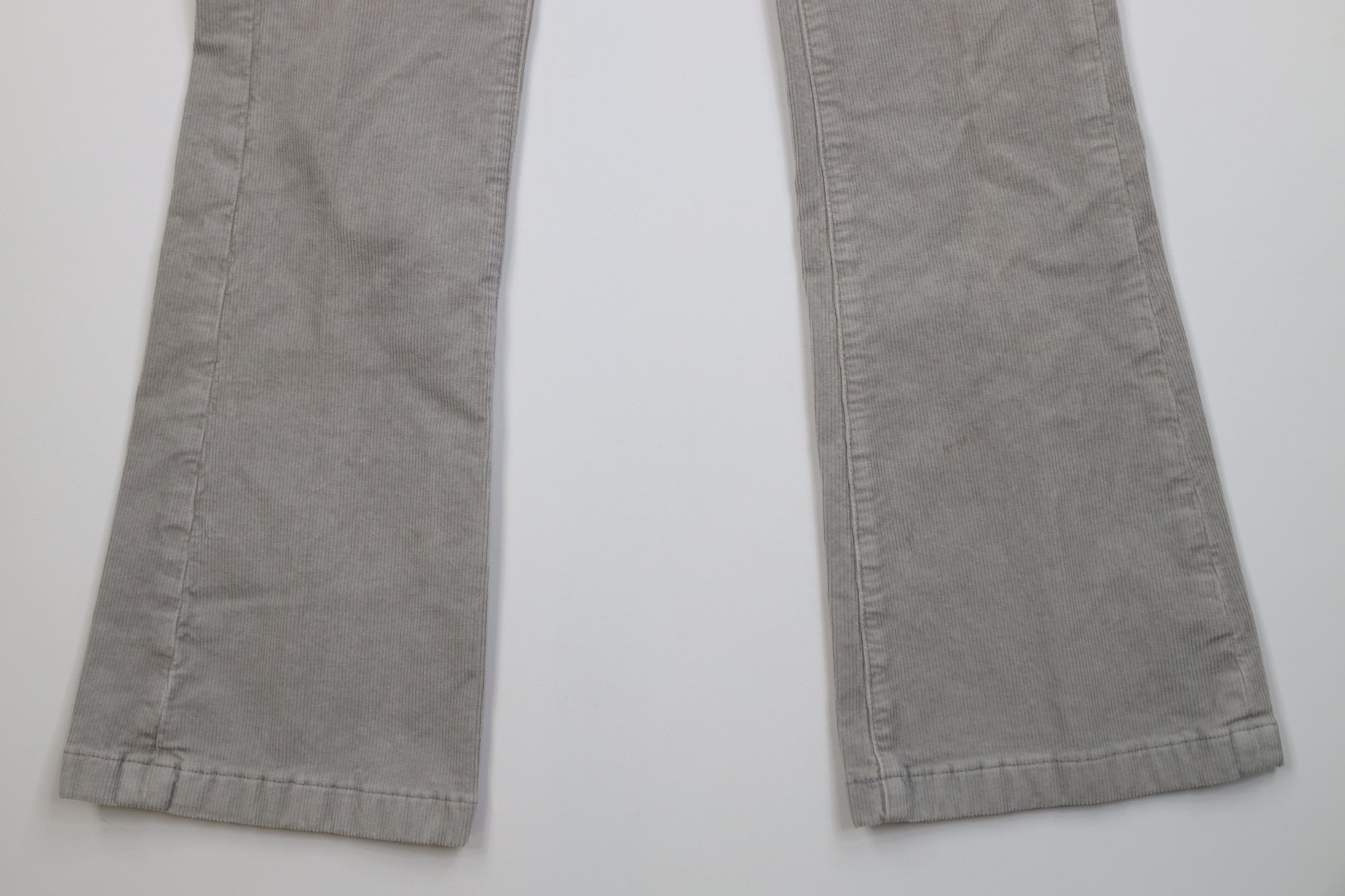 American Eagle Outfitters Vintage Y2K American Eagle Bootcut Corduroy Pants Gray Size 28" / US 6 / IT 42 - 4 Thumbnail