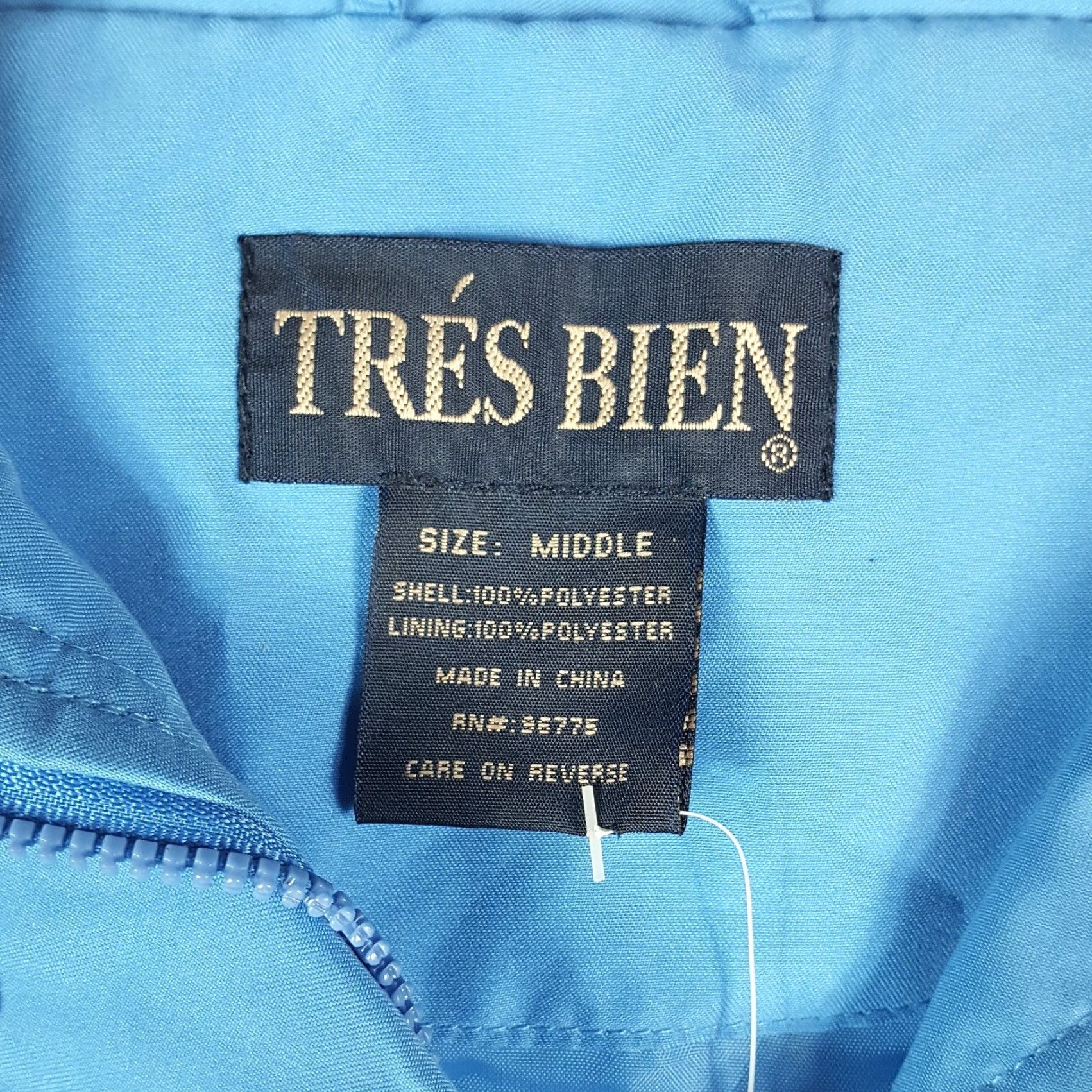 Tres Bien VINTAGE Tres Bien Windbreaker Jacket Women's M Blue Golf Windbreaker Size M / US 6-8 / IT 42-44 - 3 Thumbnail