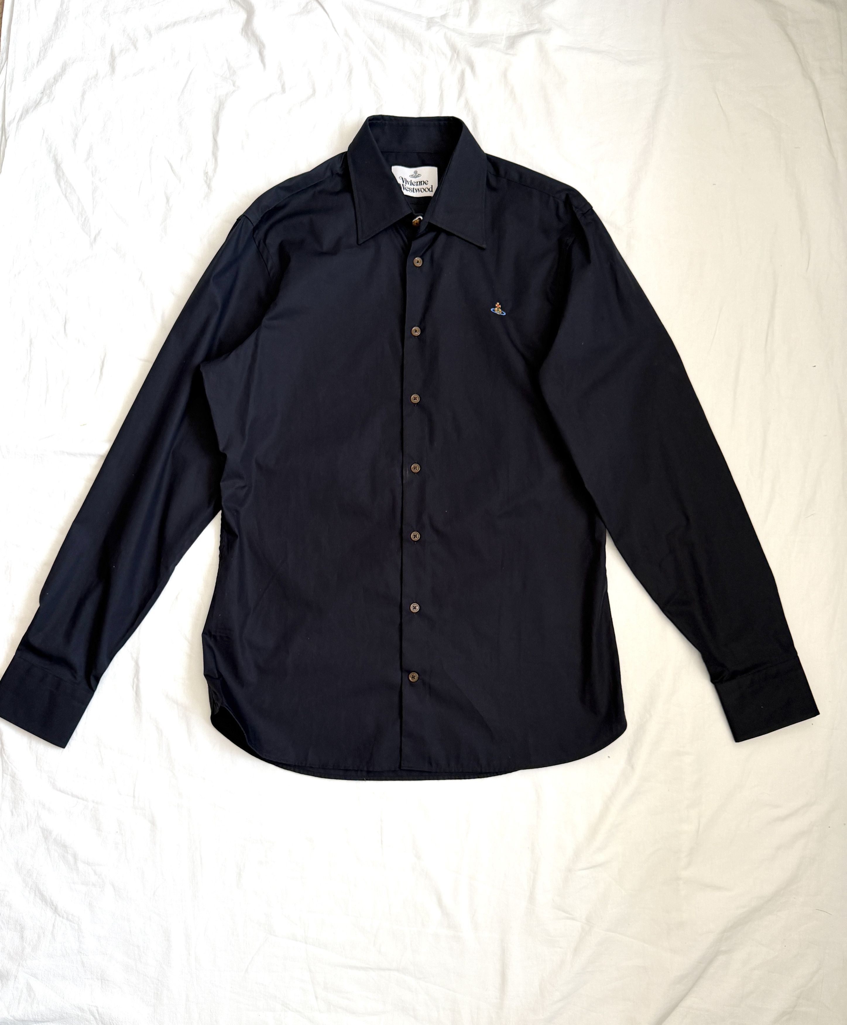 Vivienne Westwood Vivienne Westwood MAN Cotton Orb Embroidery Shirt Size US M / EU 48-50 / 2 - 1 Thumbnail