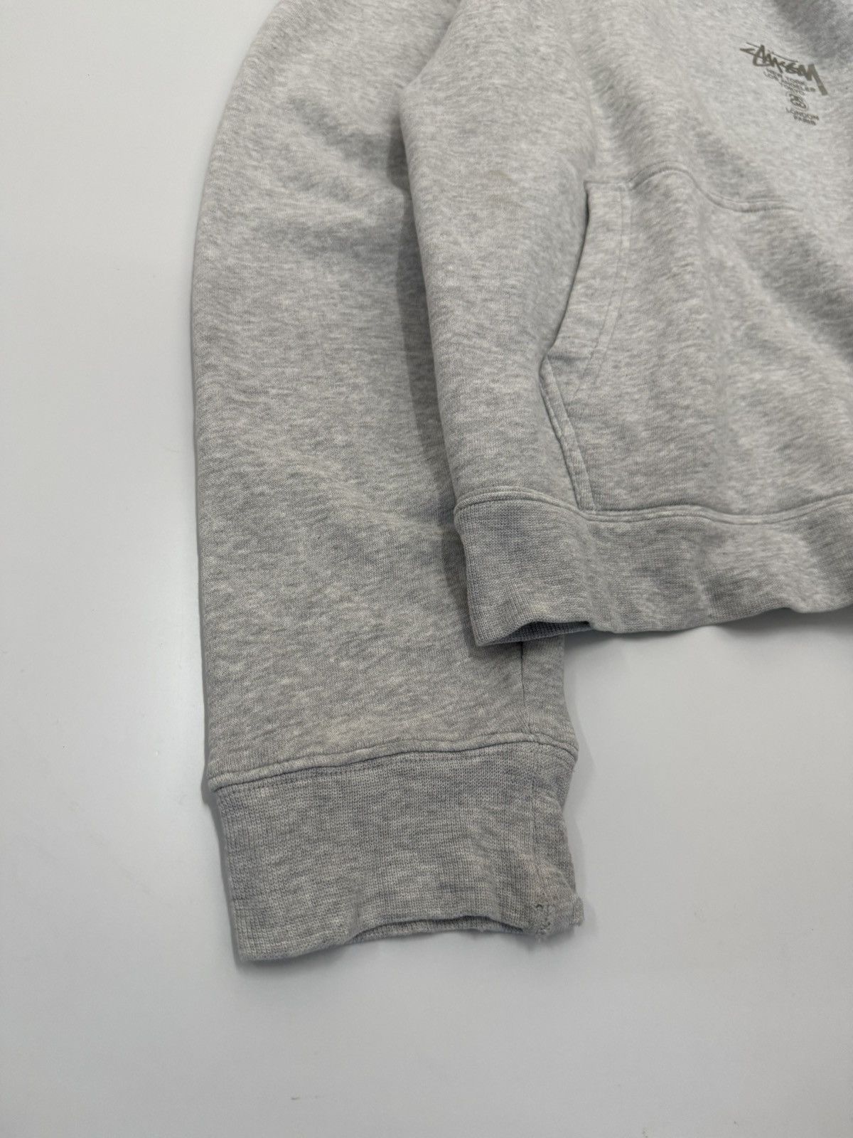 Stussy 🔥 STUSSY Japan International Silver Logo DISTRESSED Hoodie Size US M / EU 48-50 / 2 - 4 Thumbnail
