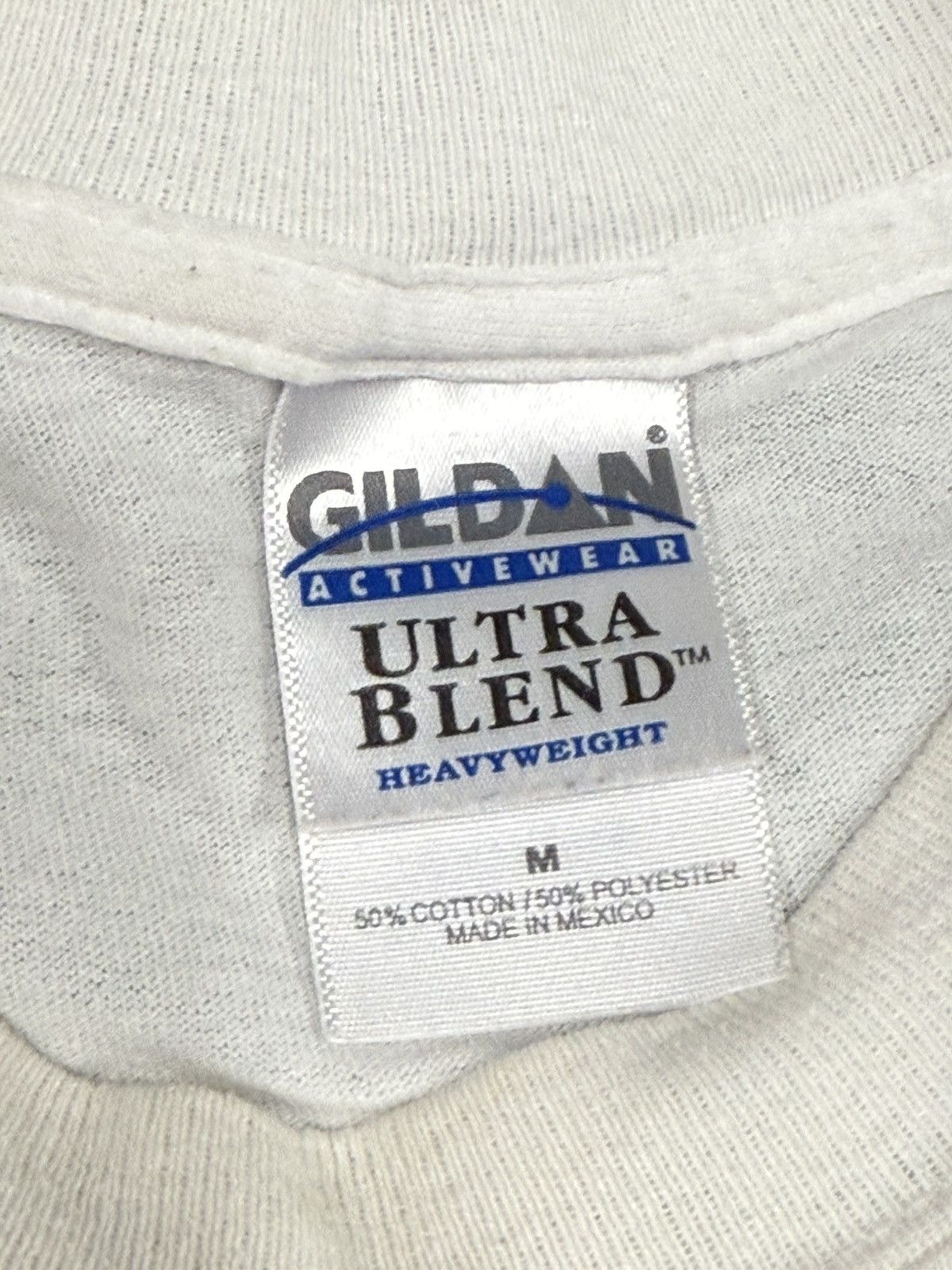 Gildan × Vintage Vintage Gildan Heavyweight Cowboy Rodeo Tee White Size US M / EU 48-50 / 2 - 4 Thumbnail
