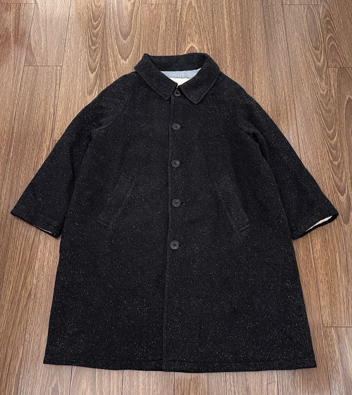 Visvim VISVIM 17AW NAPIER DRIVING COAT HRBN (SI/W/LI) Size US M / EU 48-50 / 2 - 1 Thumbnail