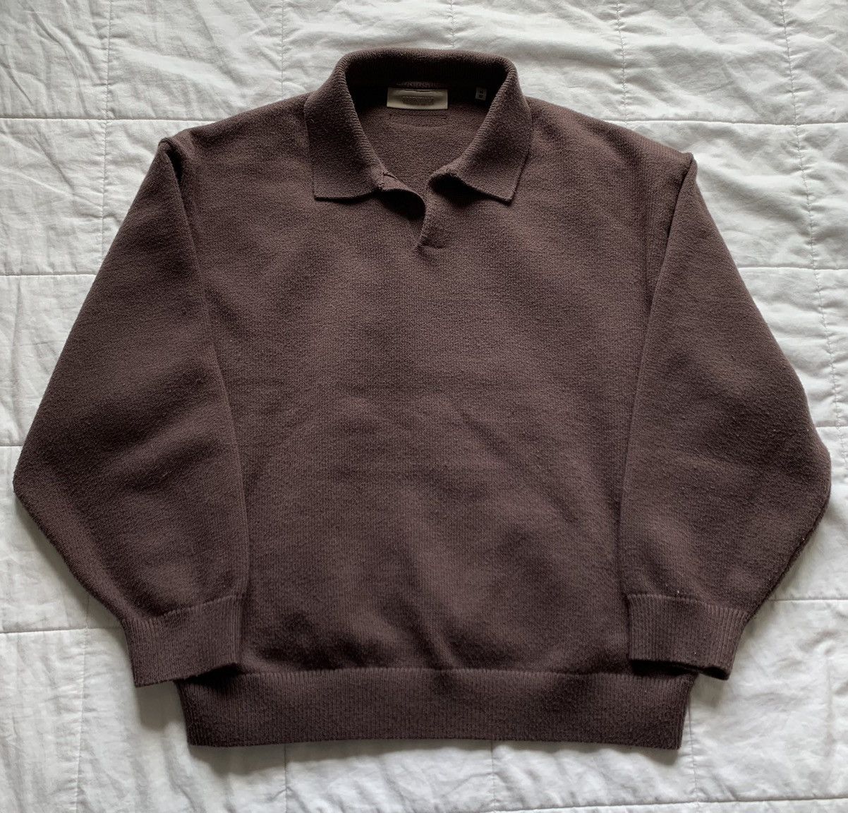 Essentials Fear of God Essentials Knit LS Polo Size US M / EU 48-50 / 2 - 1 Thumbnail