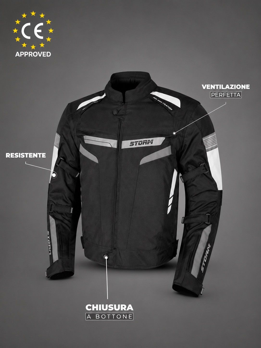 Ring Jacket Motorcycle jacket 3 layers 4 seasons Size US L / EU 52-54 / 3 - 1 Thumbnail