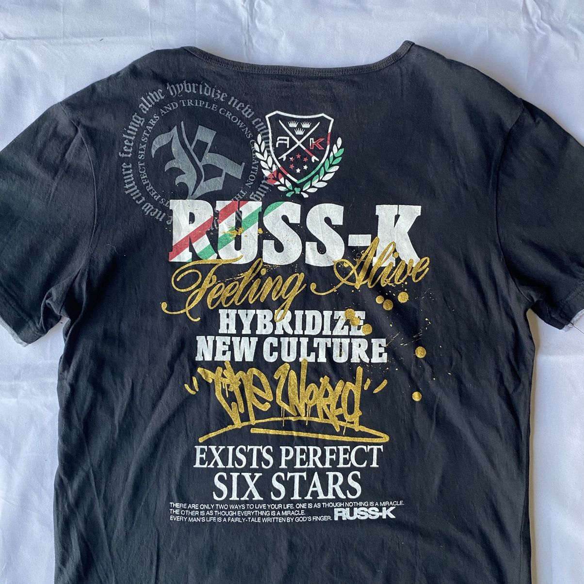 Beauty Beast × If Six Was Nine × Japanese Brand Japanese Russ-K Feeling Alive Double Layer Punk Style Size US XL / EU 56 / 4 - 9 Thumbnail