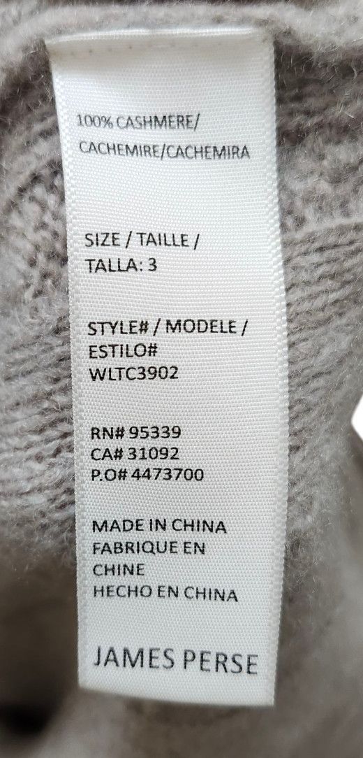 James Perse James Perse 100% Cashmere Cable Knit Sweater Women’s Size 3 Size XS / US 0-2 / IT 36-38 - 6 Thumbnail