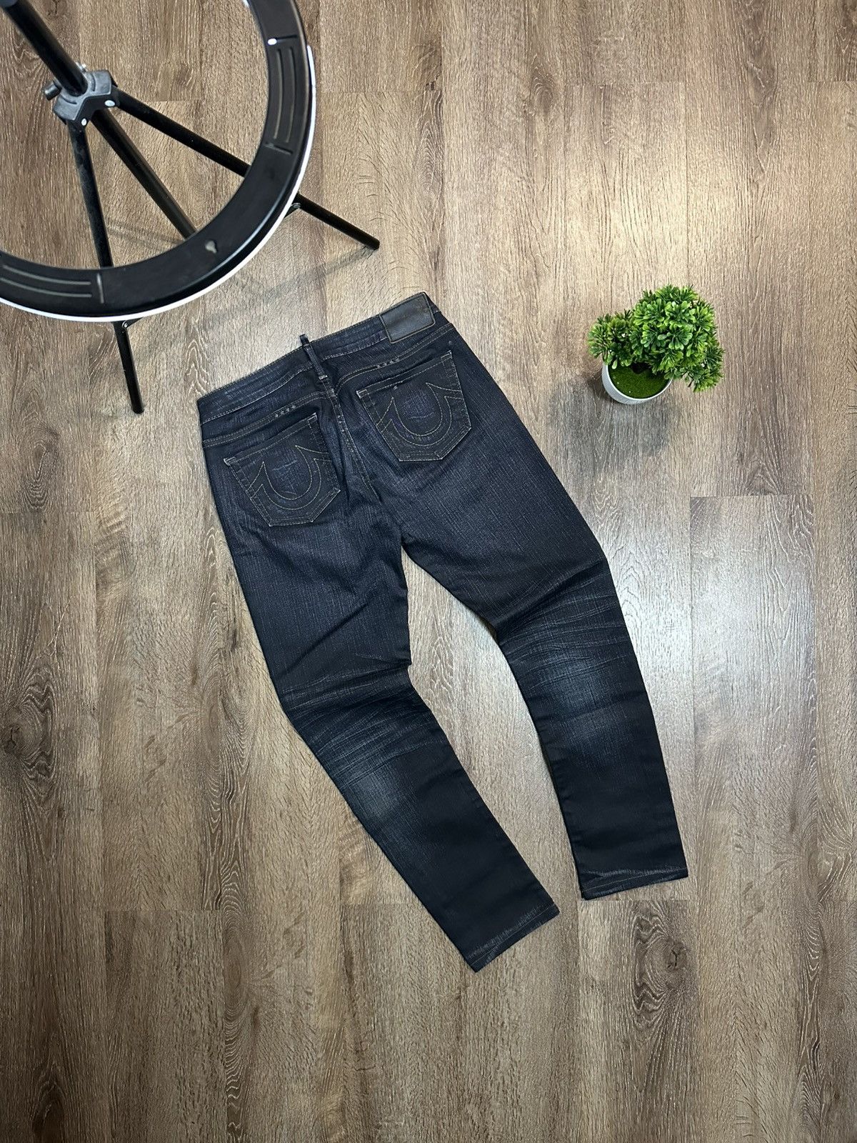 True Religion Vintage True Religion Avan-Garde Faded Jeans Y2K Size 29" - 1 Thumbnail