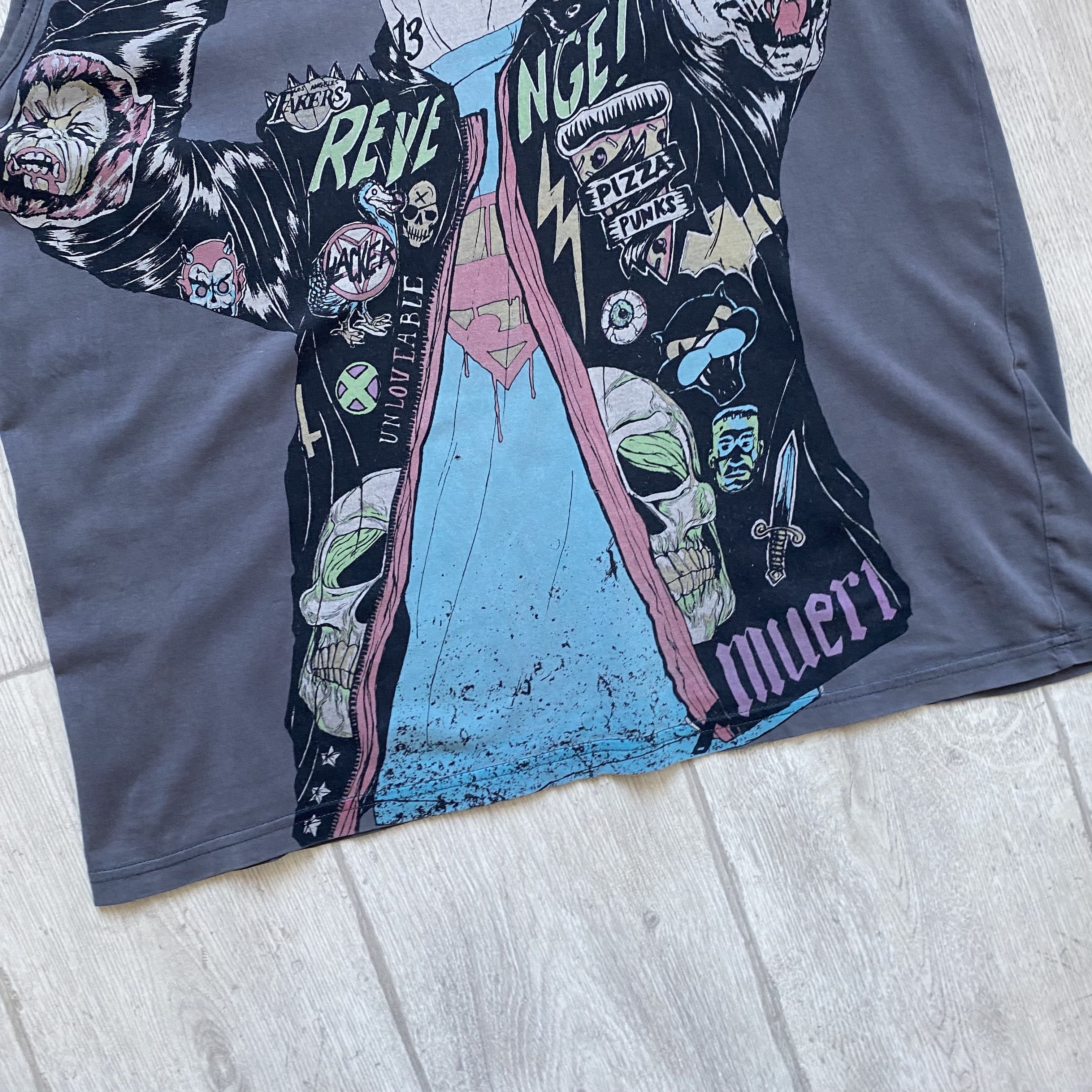 Band Tees Vintage Disturbia Jocker Style Rock Tee skull skategang Size US L / EU 52-54 / 3 - 2 Thumbnail