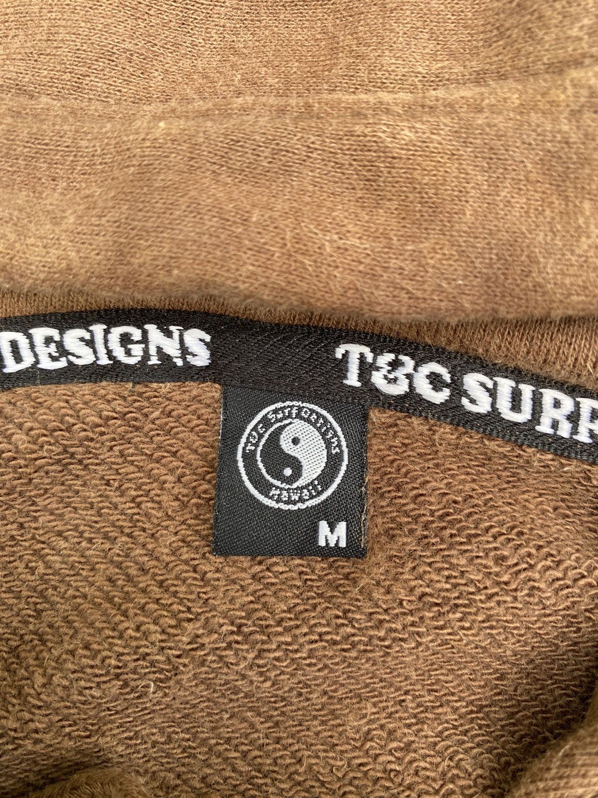 Vintage Vtg T&C Surf Hoodie Zip Up Brown Size US M / EU 48-50 / 2 - 6 Thumbnail