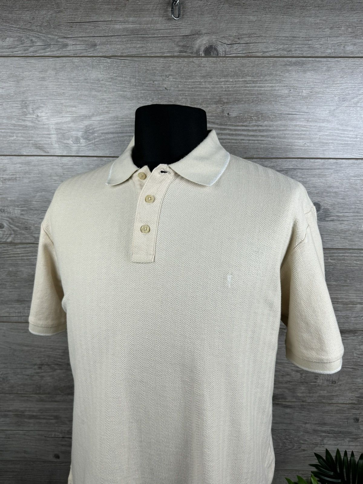 Designer × Vintage × Yves Saint Laurent Polo shirt Yves Saint Laurent XL Size YSL tee vintage Size US XL / EU 56 / 4 - 2 Thumbnail