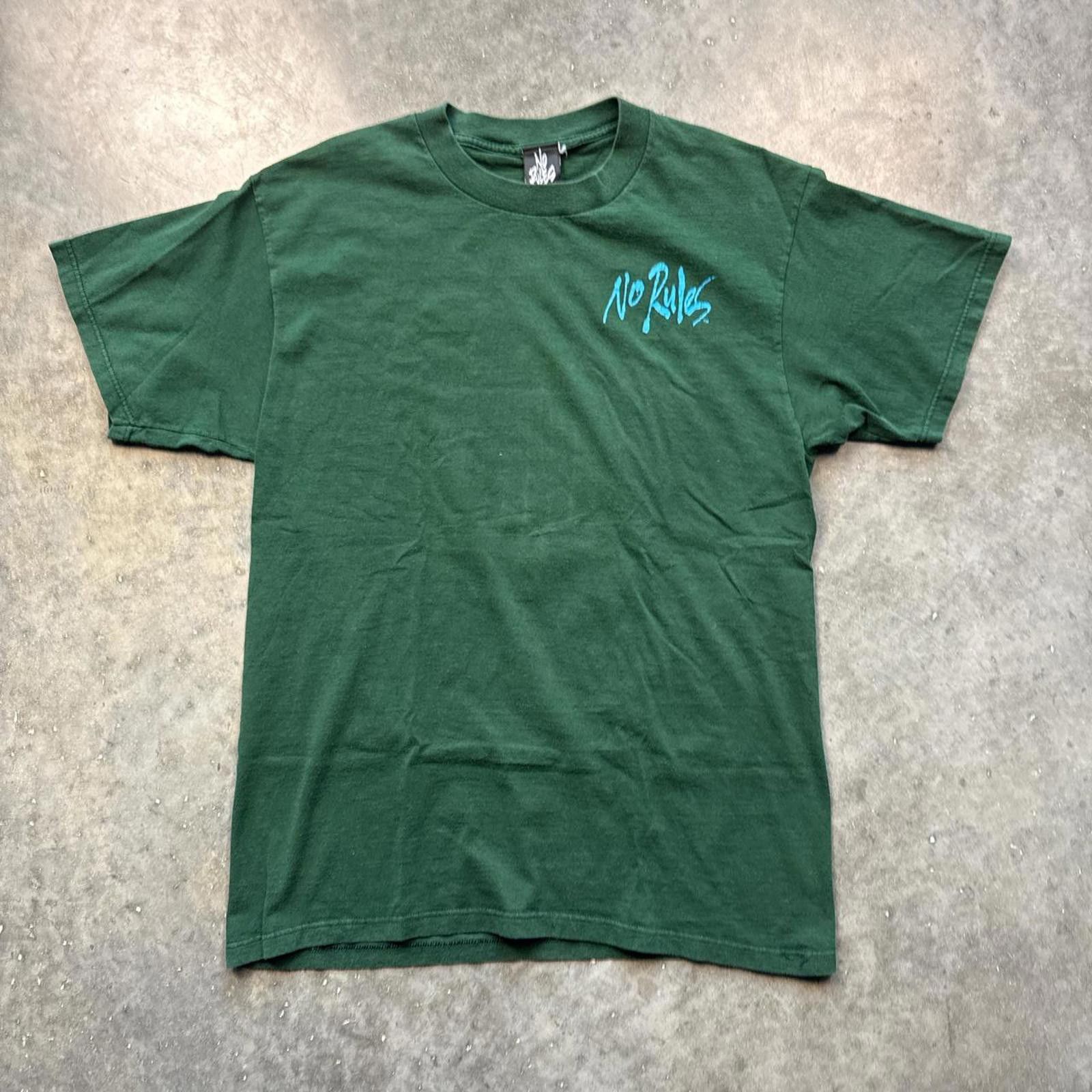 Other Skater Graphic "No Rules" T-Shirt Size US L / EU 52-54 / 3 - 1 Thumbnail