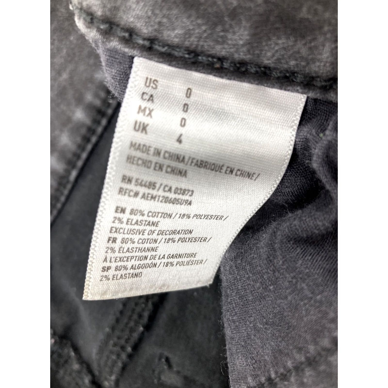 American Eagle Outfitters American Eagle Outfitters Shirt Women Shortie Hi Rise 0 Black XS? Size 25" / US 0 / IT 36 - 6 Thumbnail
