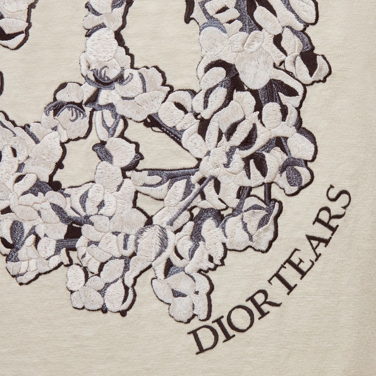 Dior o1bcso1str0225 Tears T-Shirt in White Size US L / EU 52-54 / 3 - 3 Thumbnail
