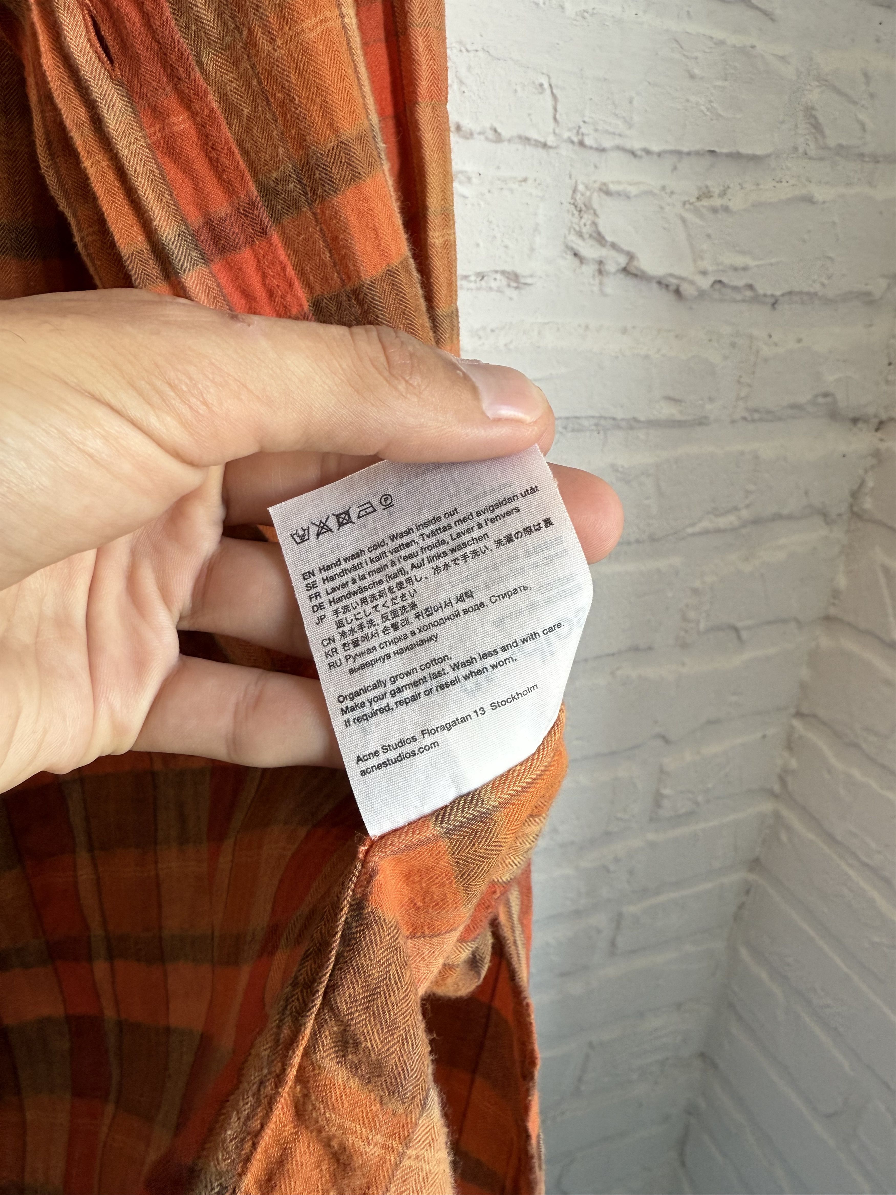 Acne Studios Acne Studios plaid flannel oversized shirt Size US M / EU 48-50 / 2 - 5 Thumbnail