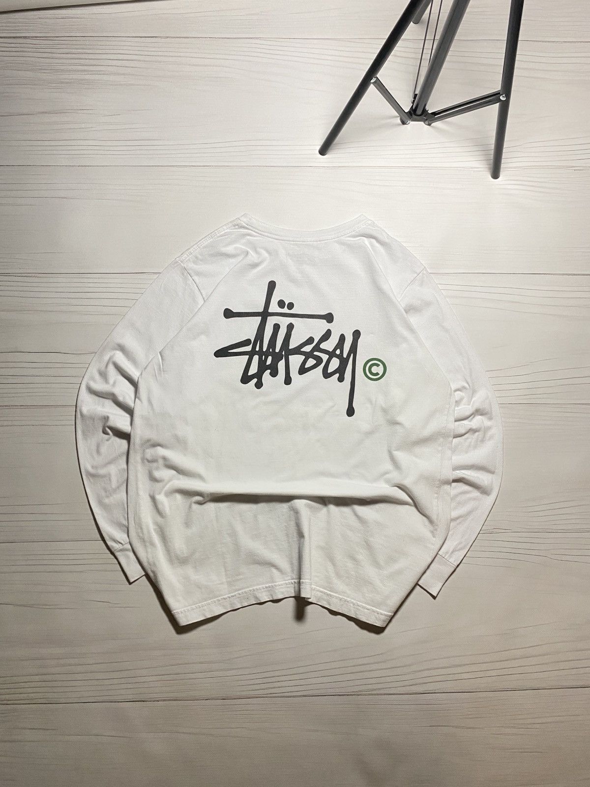 Stussy × Vintage Vintage Stussy Big Logo y2k longsleeve t shirt Size US L / EU 52-54 / 3 - 1 Thumbnail