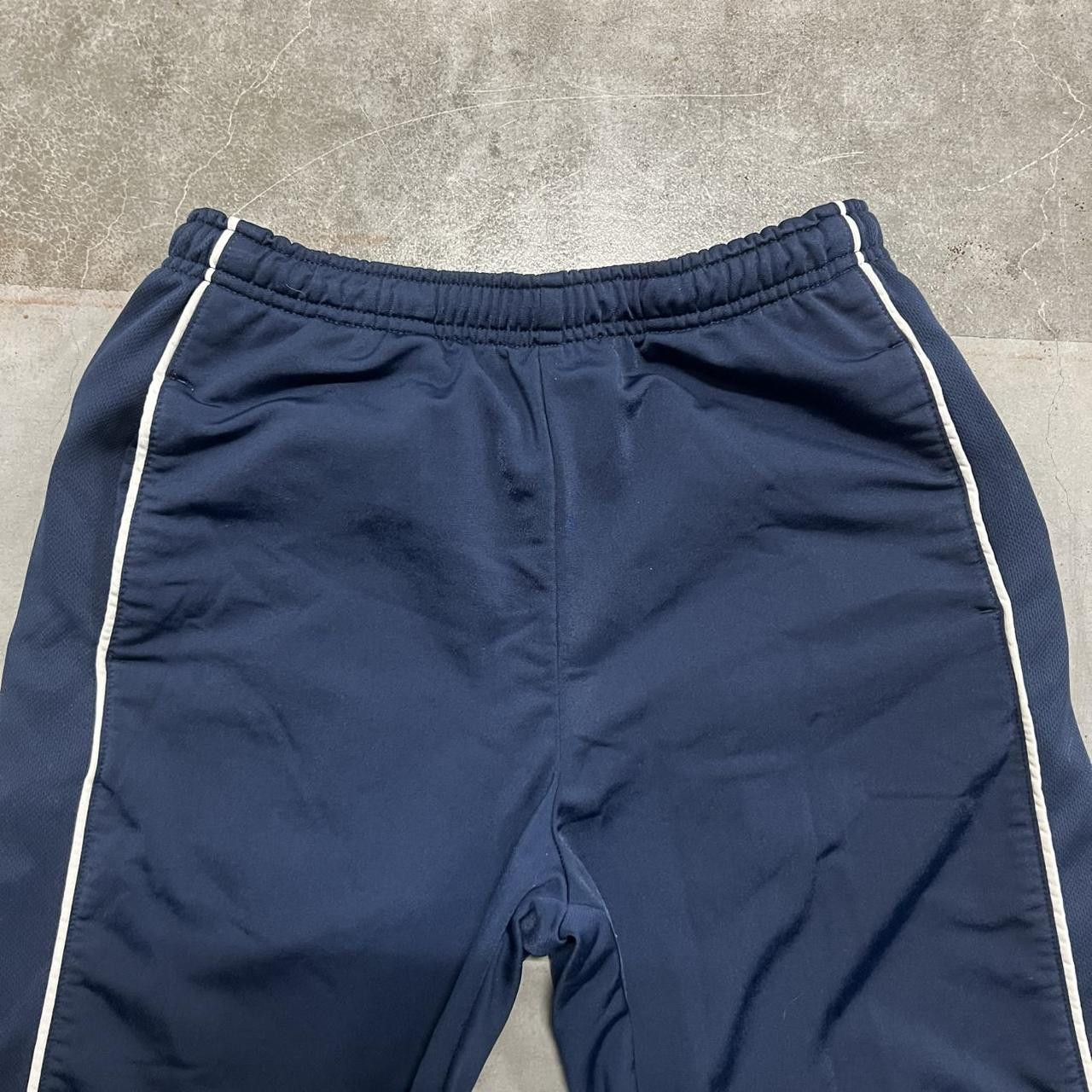 Japanese Brand × Vintage Vintage Y2K Navy Blue Striped Trackpants with pockets! Size US 30 / EU 46 - 3 Thumbnail
