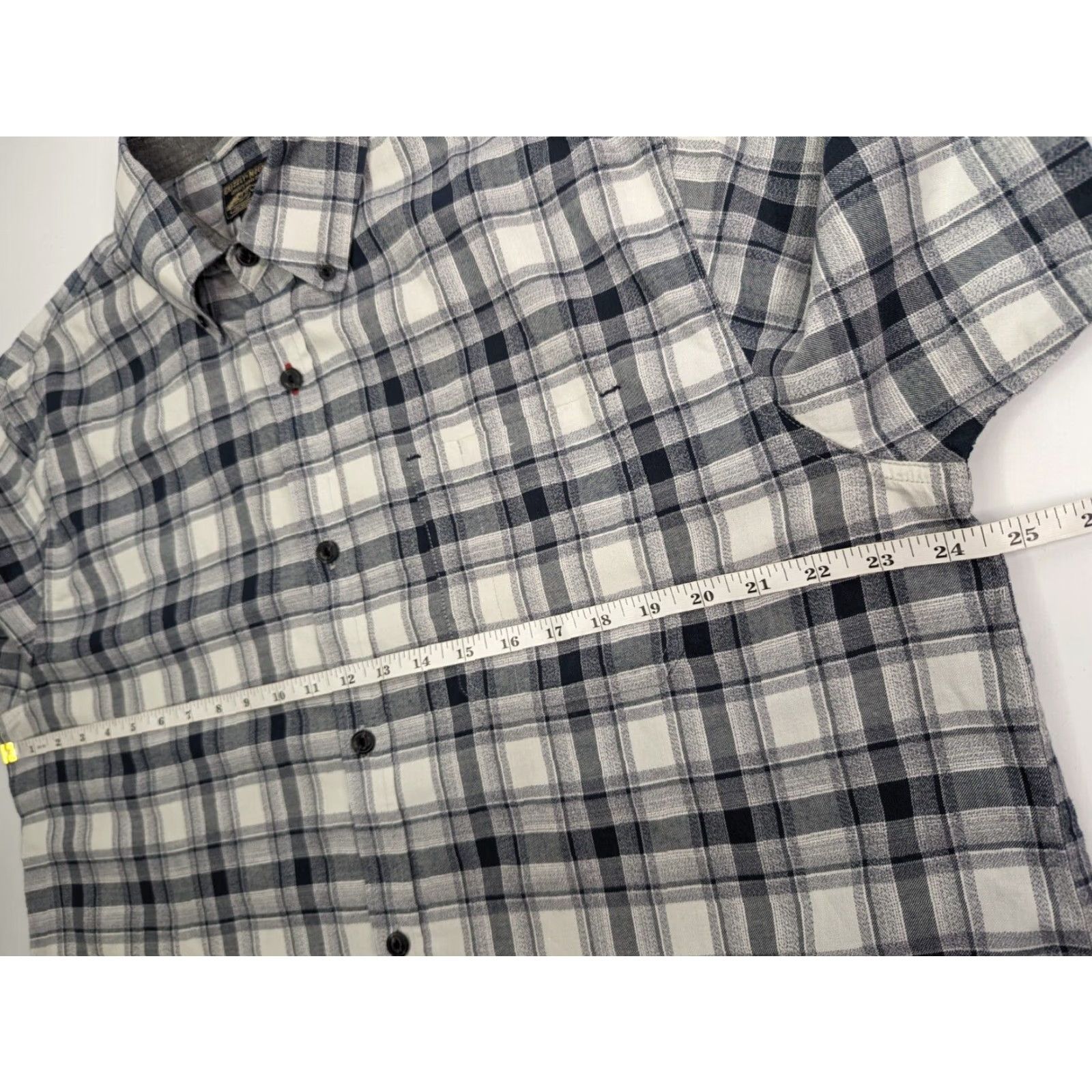 Vintage Grizzly Mountain Plaid Short Sleeve Mens Button Down Shirt XL Cotton Outdoors Size US XL / EU 56 / 4 - 4 Thumbnail