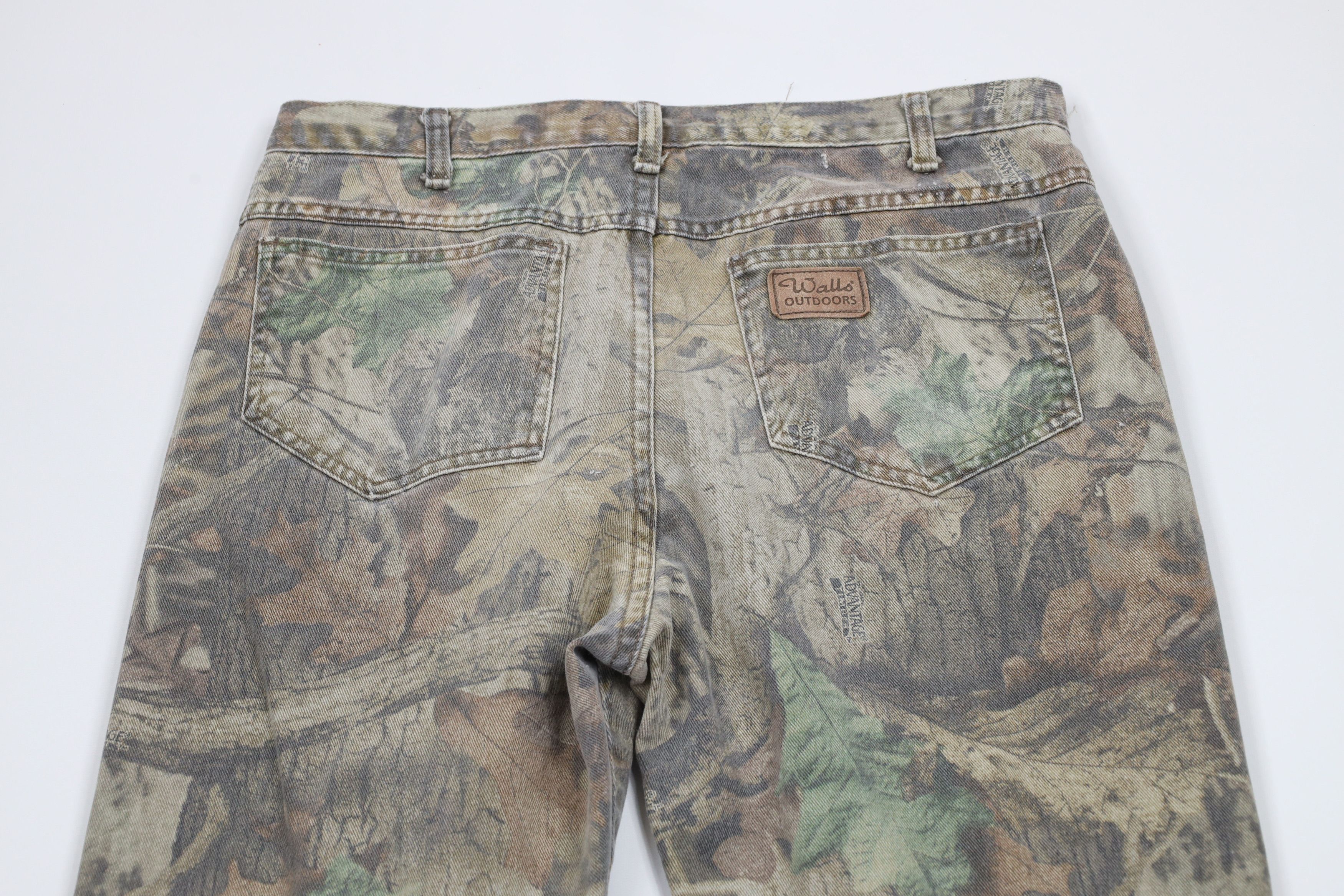 Vintage × Walls Vintage 90s Walls Advantage Timber Camouflage Denim Jeans Size US 34 / EU 50 - 11 Thumbnail