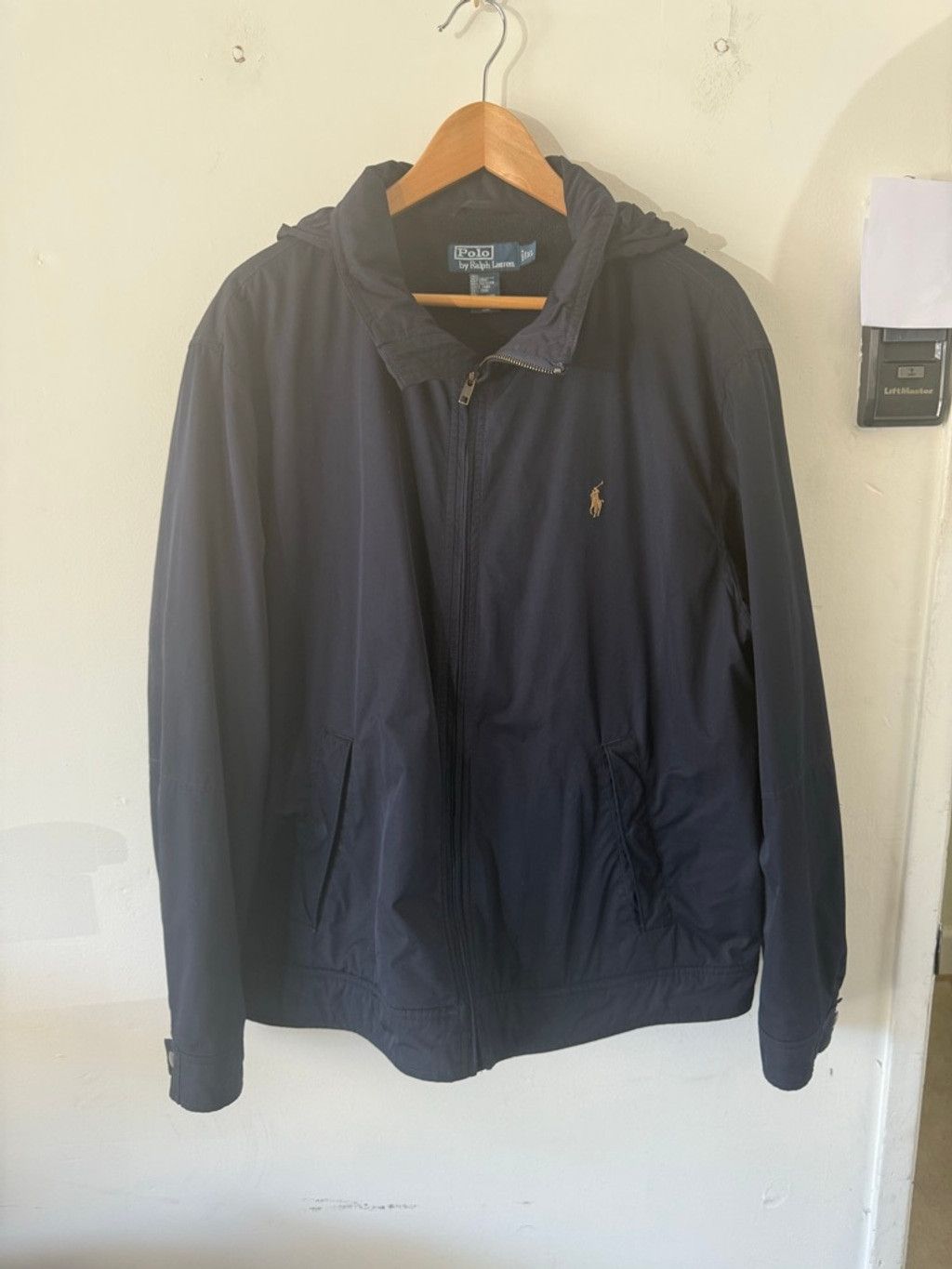 Polo Ralph Lauren Men's Polo Ralph Lauren Jacket XL Navy Blue Full Zip Hooded Size US XL / EU 56 / 4 - 8 Thumbnail