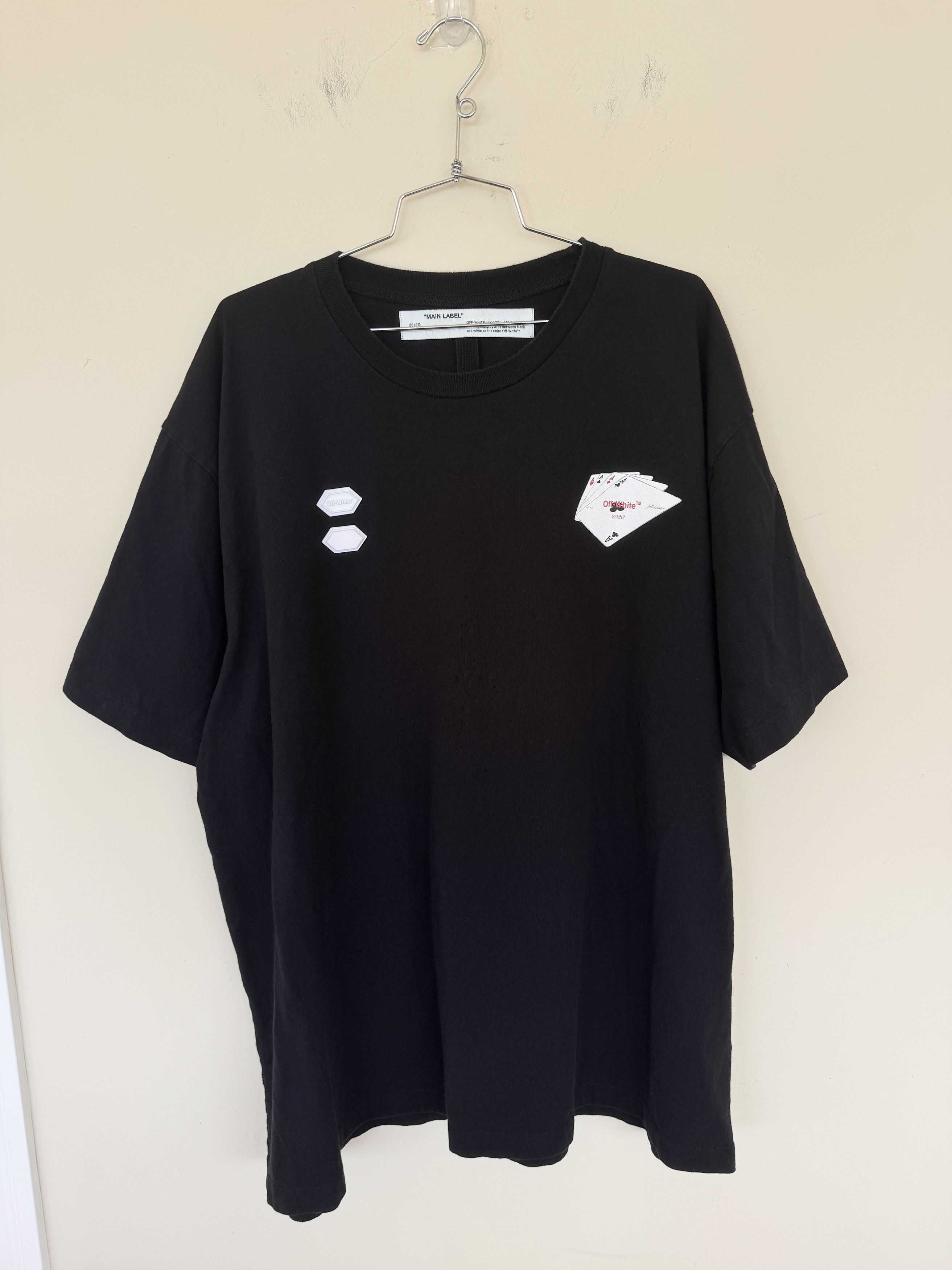 Off-White Off White Poker Tee Size US L / EU 52-54 / 3 - 3 Thumbnail