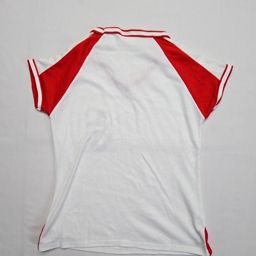 Vintage Vintage Montana Tee Red White V-Neck Womens Medium Shirt Size M / US 6-8 / IT 42-44 - 7 Thumbnail