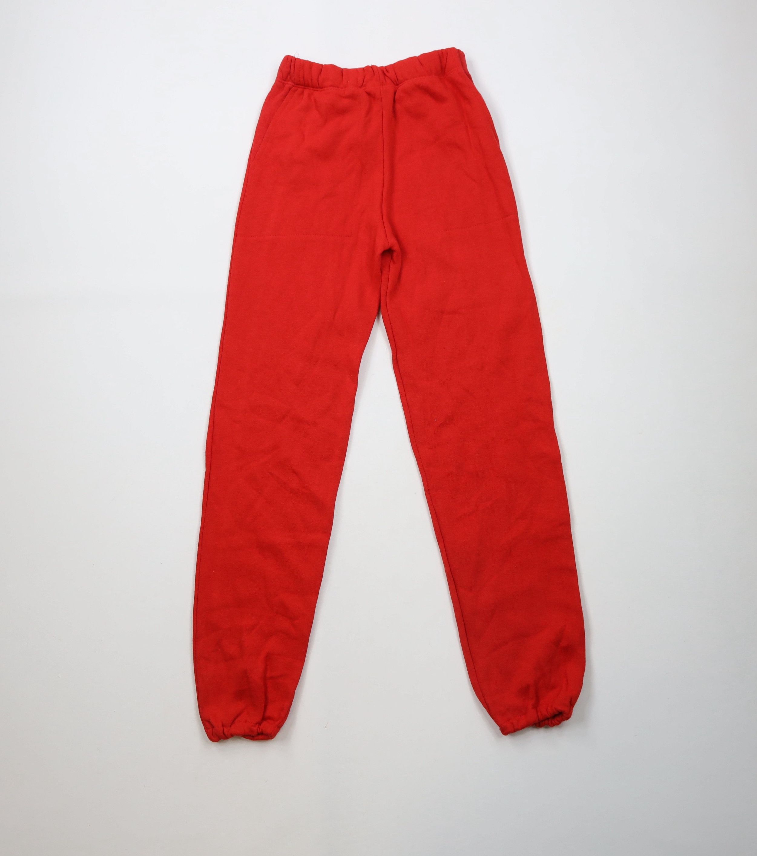 Vintage Vintage 90s Streetwear Sweatpants Joggers Pants Red USA Size US 32 / EU 48 - 1 Thumbnail
