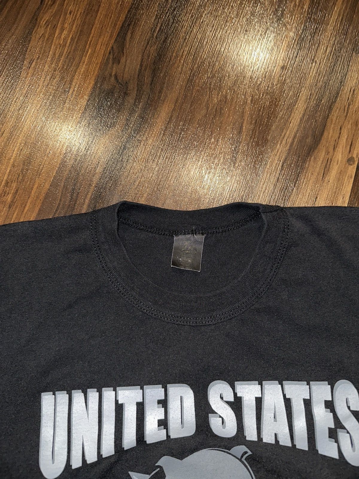Vintage Single Stitch Vtg USMC Marine Corps Black Devil Dogs Tee Size US XXL / EU 58 / 5 - 3 Thumbnail