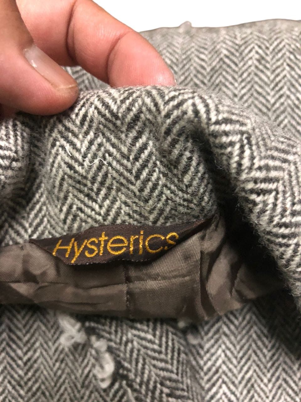 Hysteric Glamour Hysterics Glamour Tweed Wool Blazer Jacket distressed Style Size S / US 4 / IT 40 - 18 Thumbnail