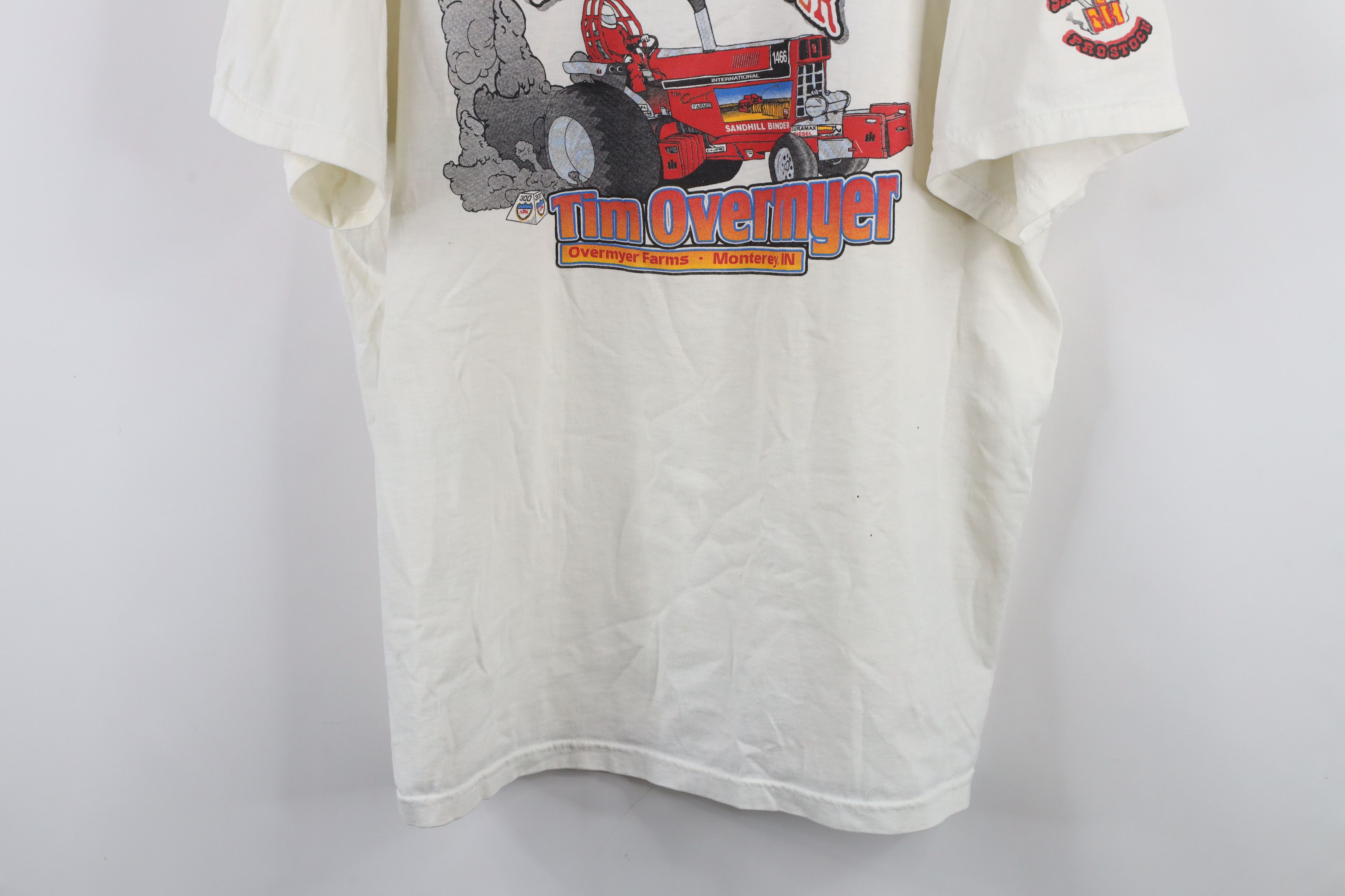 Vintage Vintage 90s Sandhill Binder Tim Overmyer Tractor T-Shirt Size US XXL / EU 58 / 5 - 3 Thumbnail