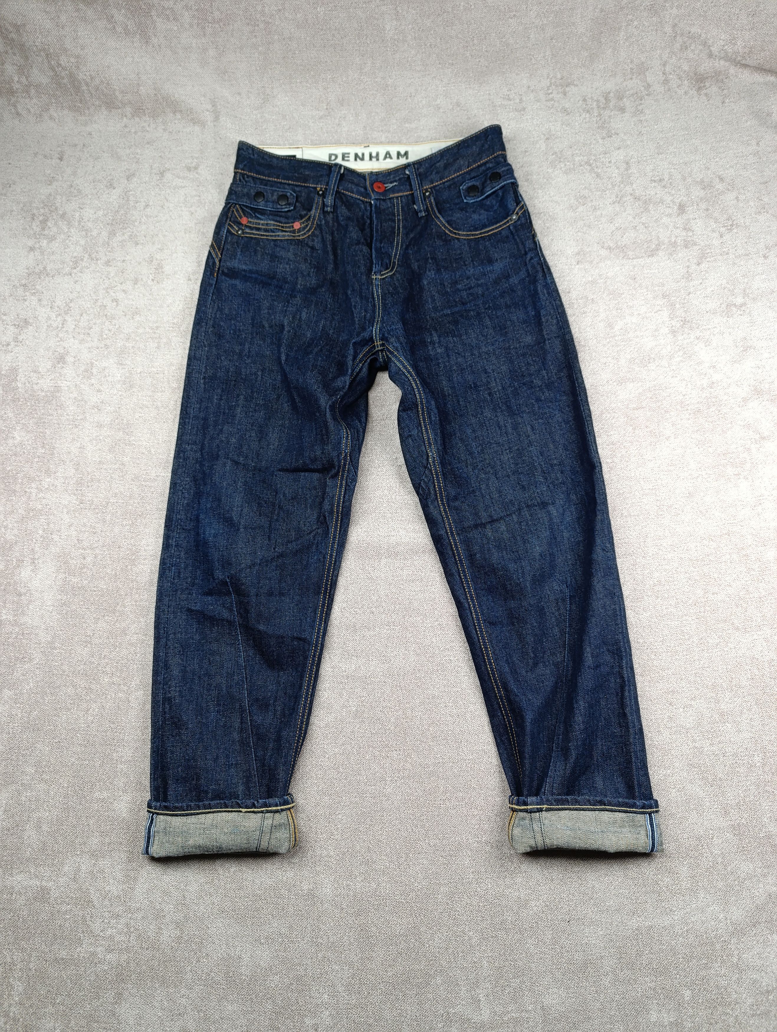 DENHAM Denham Sasuke Blade MIJ Japan Artisan Selvedge Denim Jeans Size US 29 - 1 Thumbnail