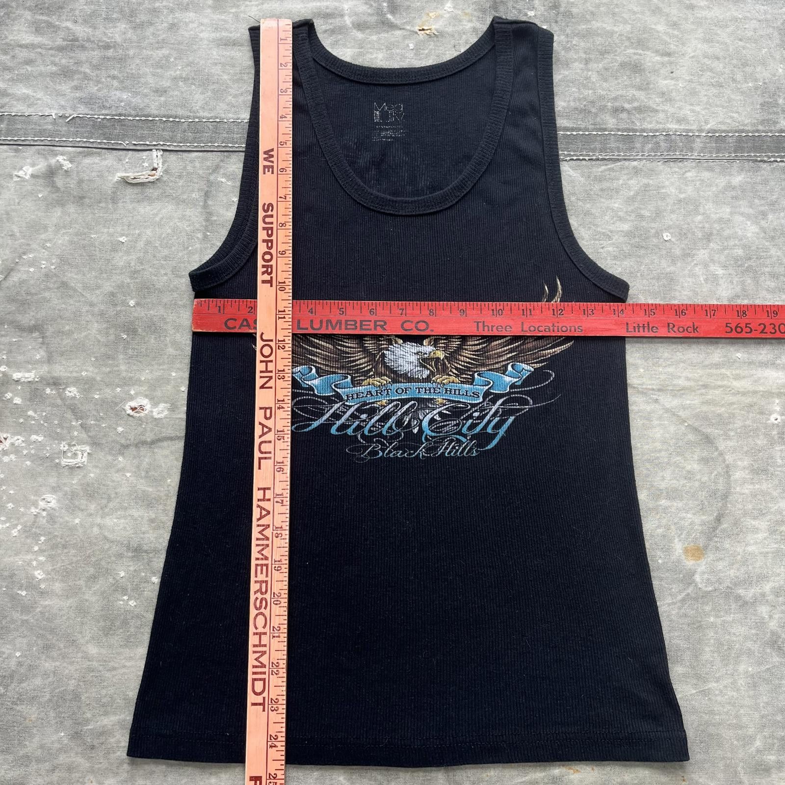 Vintage Vintage Y2K Black Hills South Dakota Motorcycle Thermal Tank Size S / US 4 / IT 40 - 3 Thumbnail