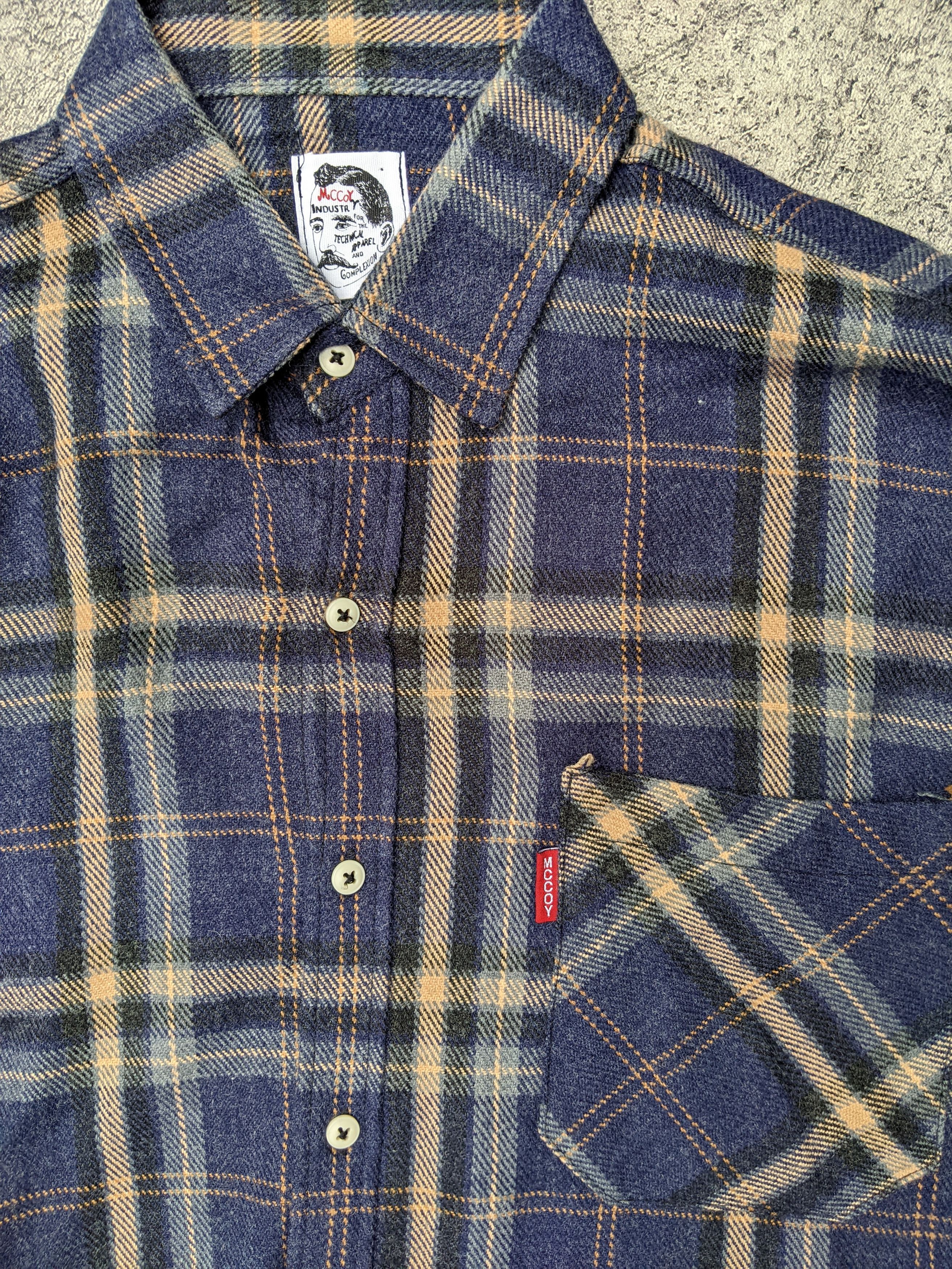The Real McCoy's McCoy Wool Flannel Shirt Size US L / EU 52-54 / 3 - 2 Thumbnail