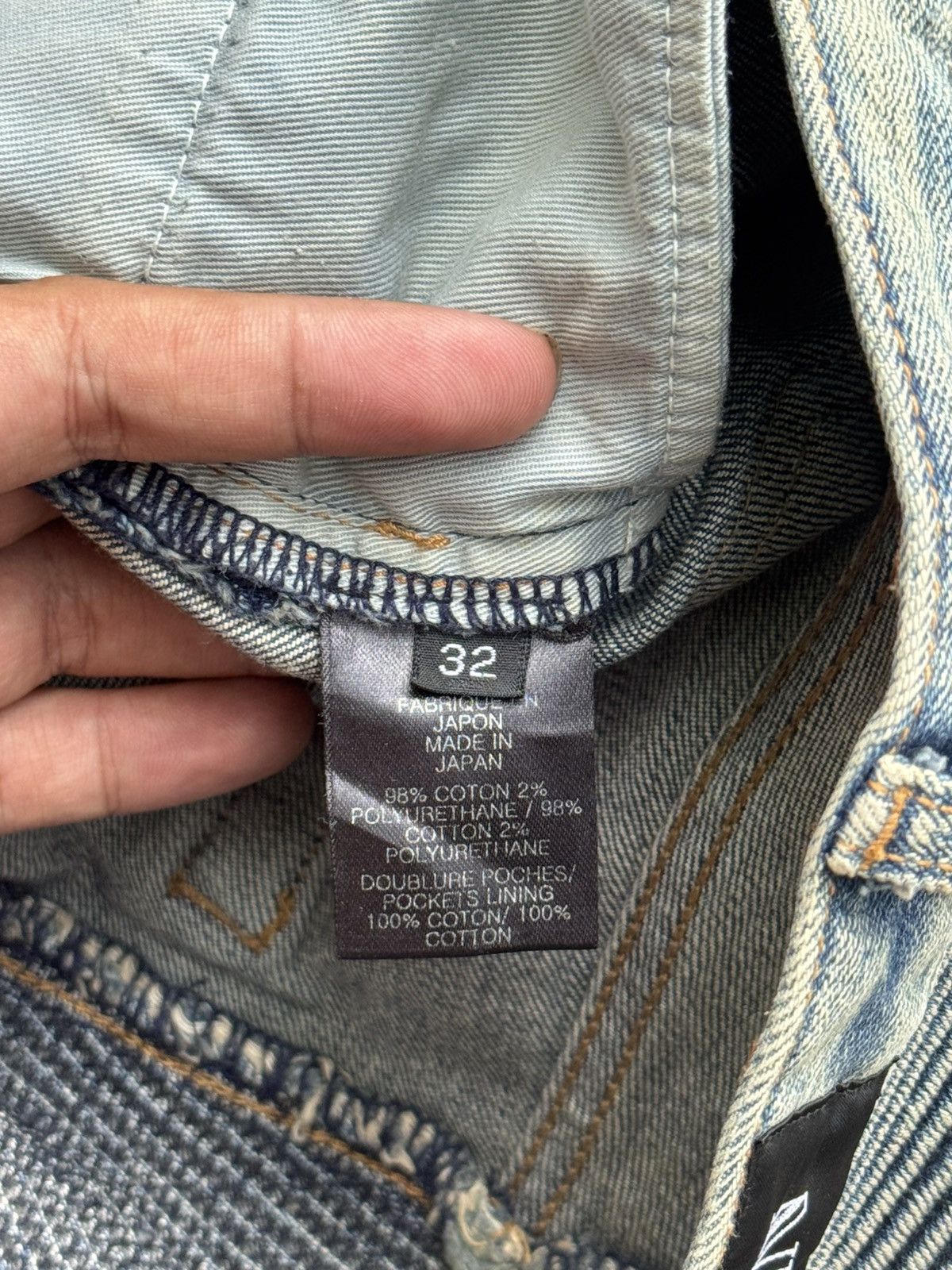 Balmain Balmain Bikers Decarnin Era Jeans Size US 32 / EU 48 - 14 Thumbnail