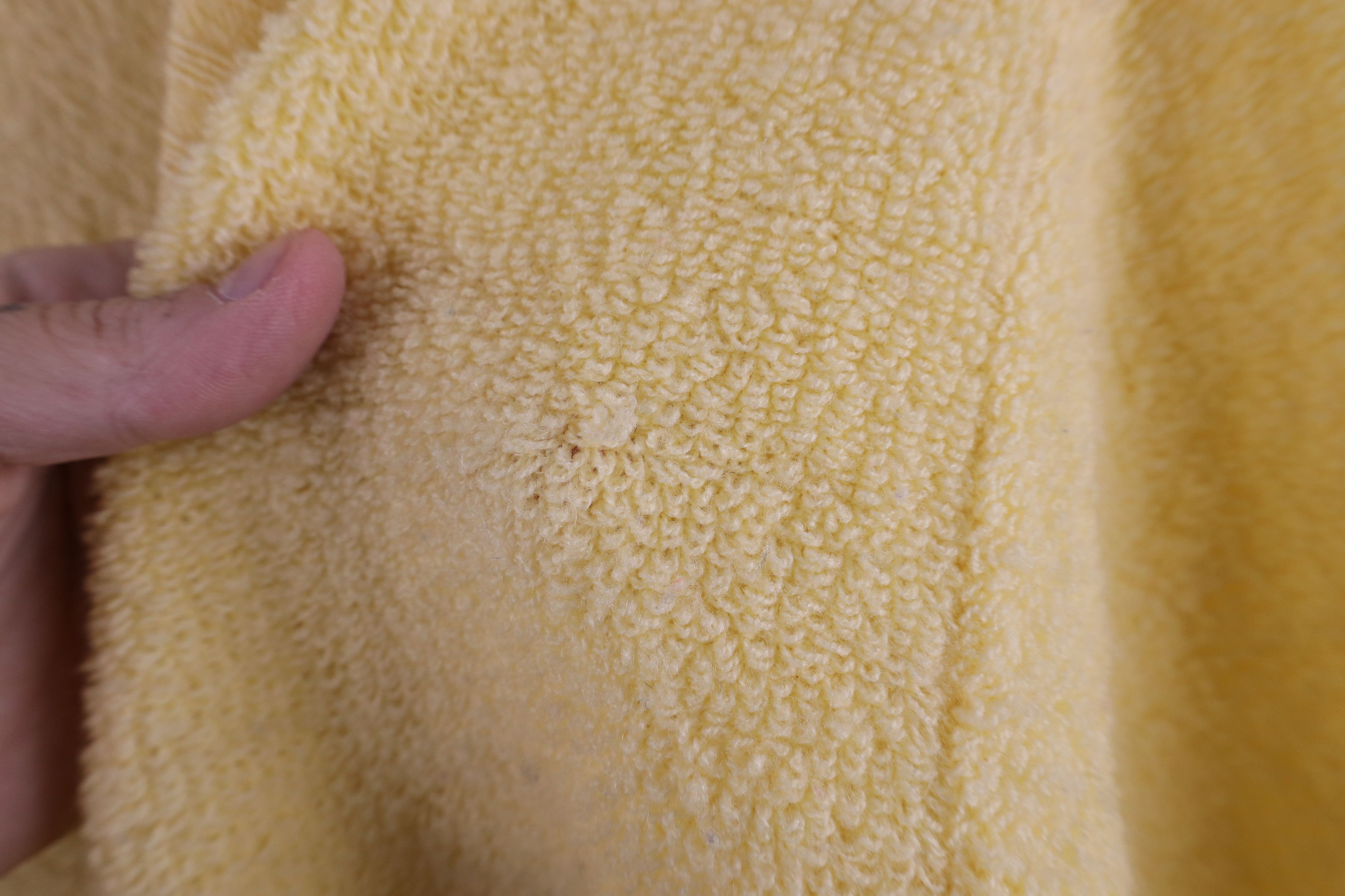 Vintage Vintage 70s Streetwear Terry Cloth Knit Sweater Yellow Size US M / EU 48-50 / 2 - 6 Thumbnail