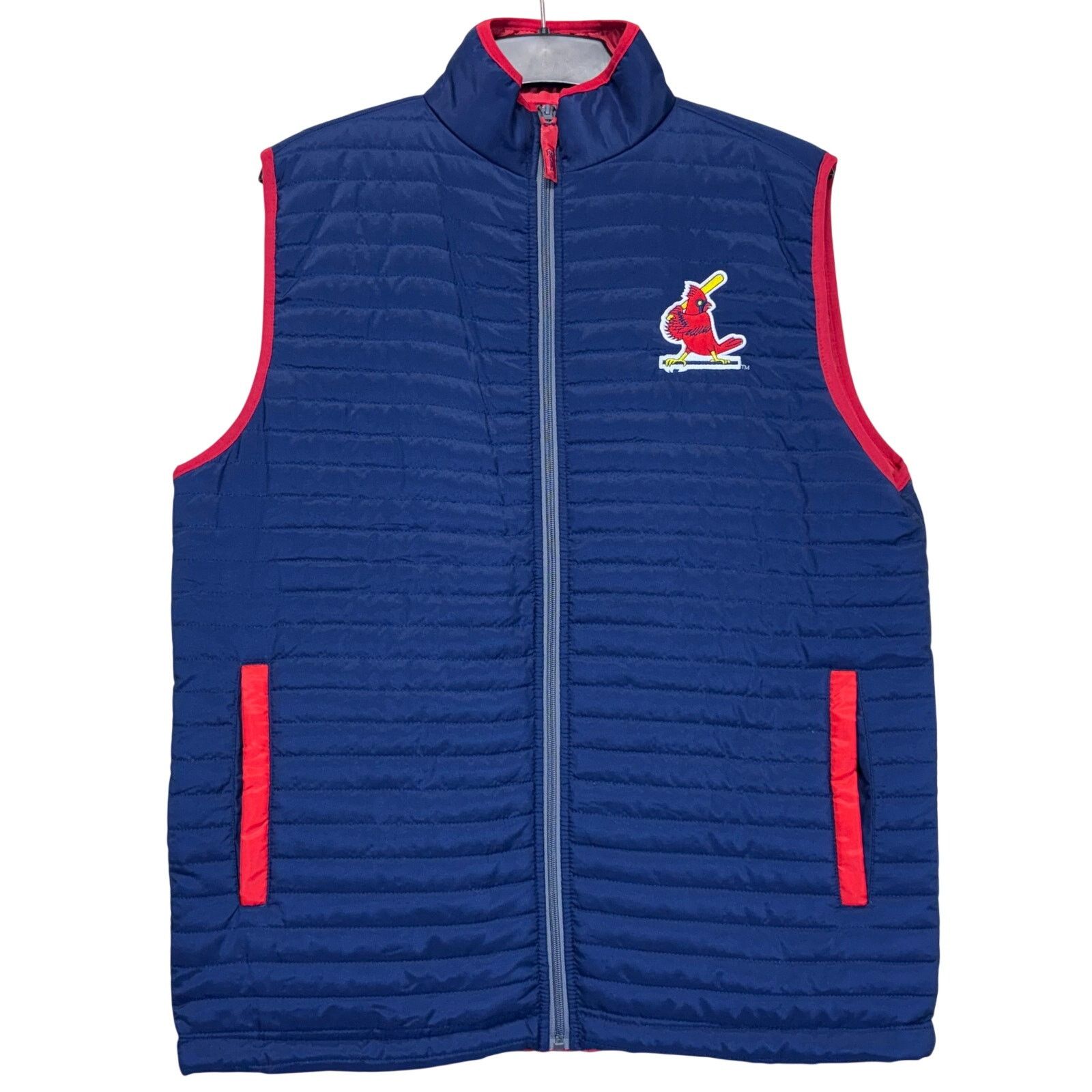 The Unbranded Brand St Louis Cardinals Puffer Vest Adult XL Quilted Full Zip MLB Size US XL / EU 56 / 4 - 1 Thumbnail