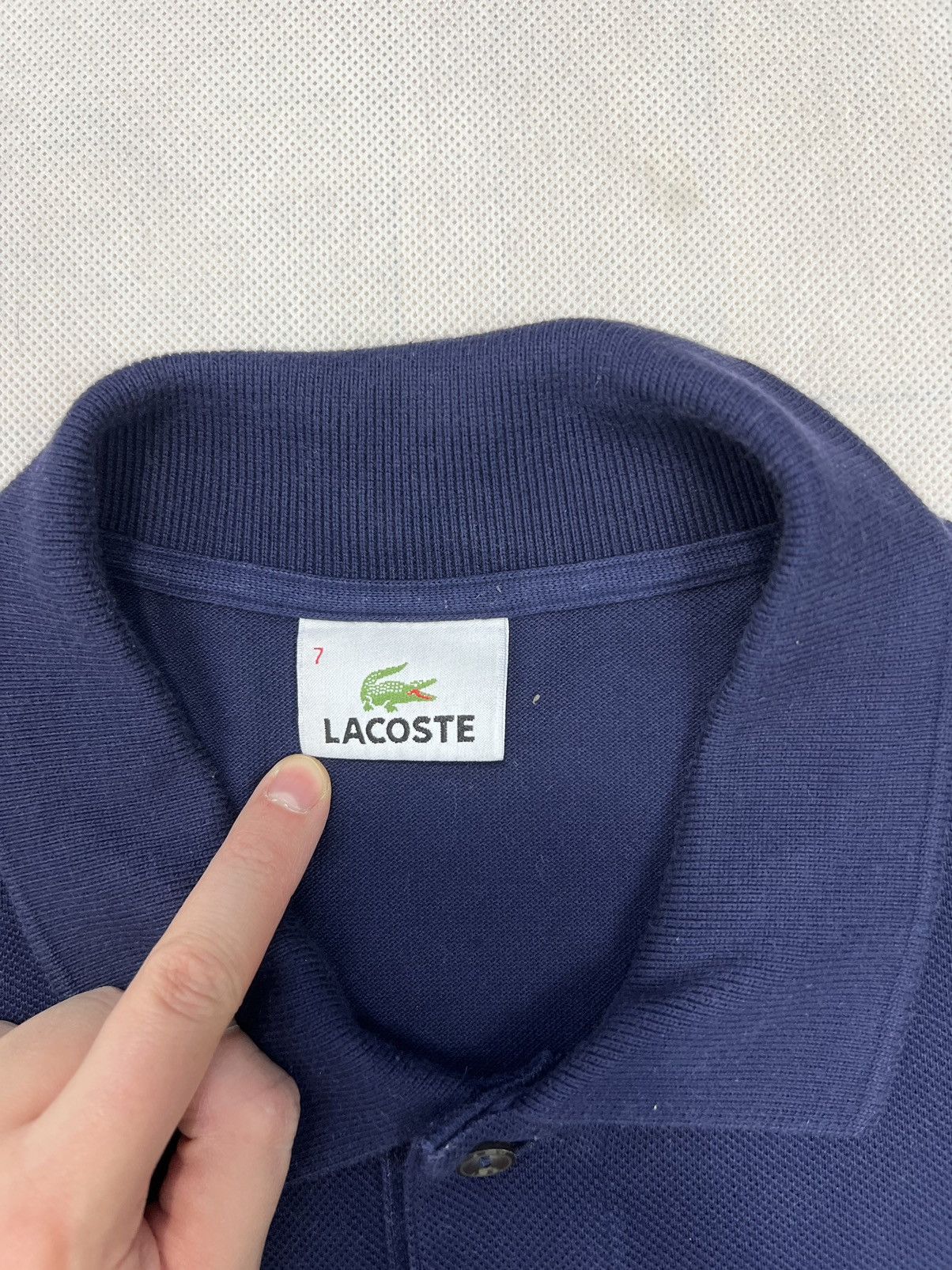 Lacoste Longsleeve Lacoste small logo navy Size US XL / EU 56 / 4 - 3 Thumbnail