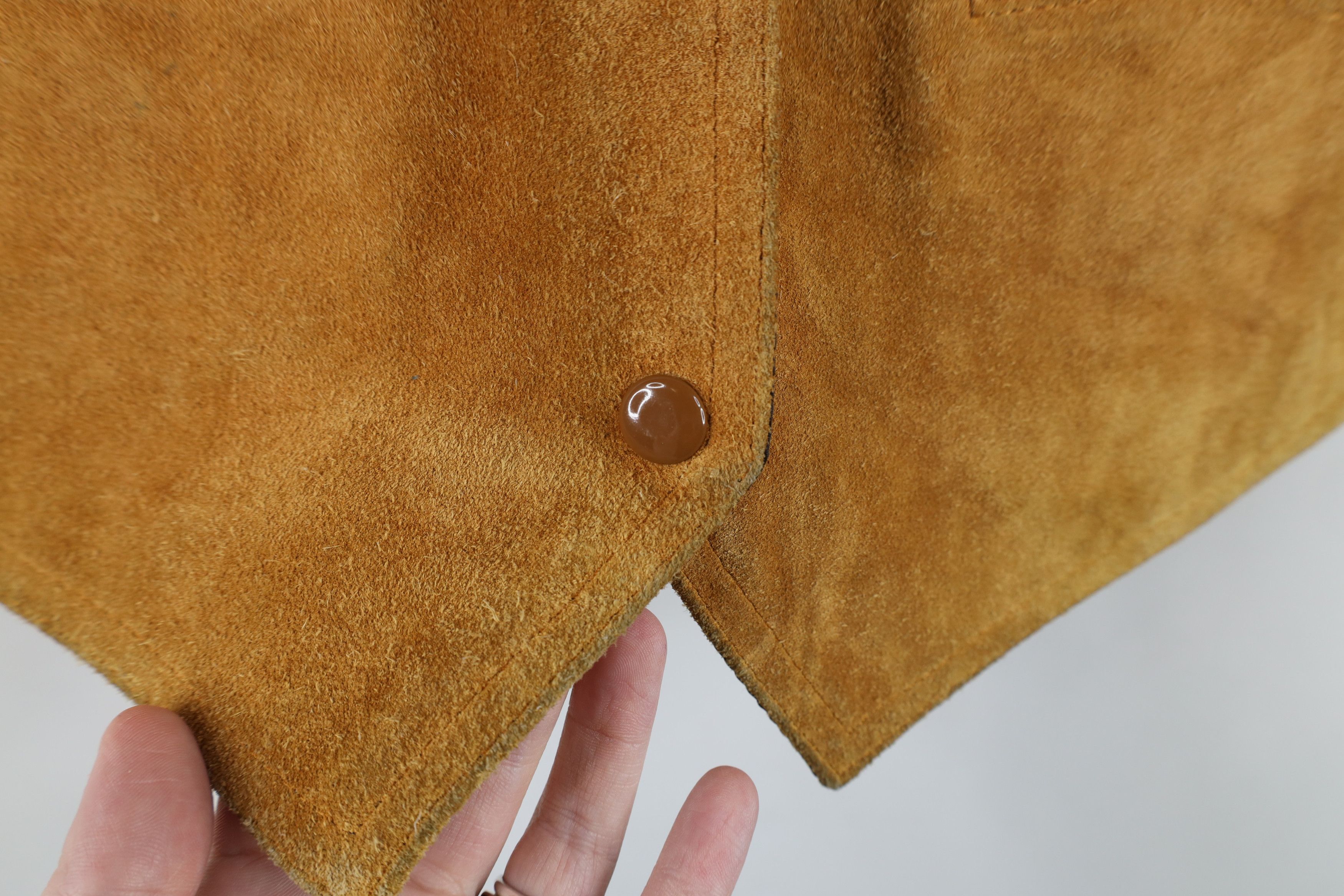 Playboy × Vintage Vintage 70s 80s Playboy Bunny Leather Vest Jacket Brown Size S / US 4 / IT 40 - 5 Thumbnail
