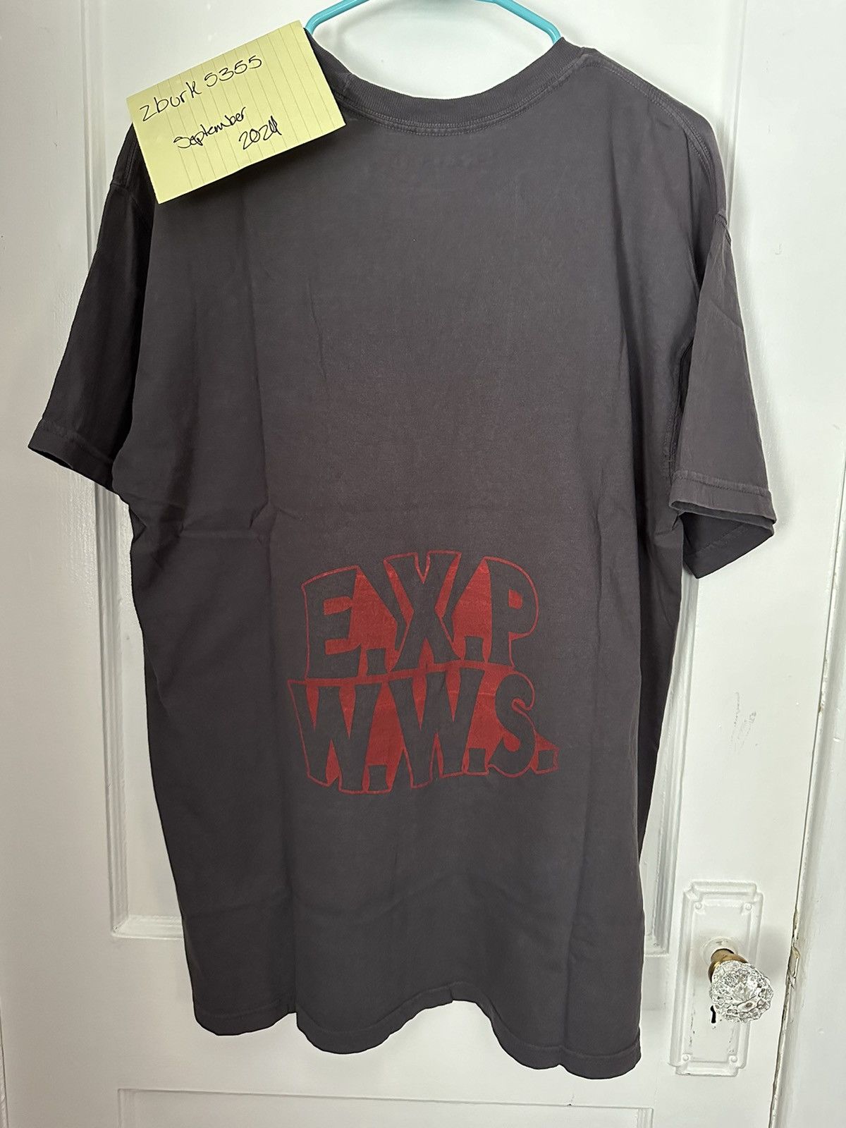 Erased Project Erased Project - Custom 1/1 T-shirt - Dark Gray - Large Size US L / EU 52-54 / 3 - 2 Thumbnail