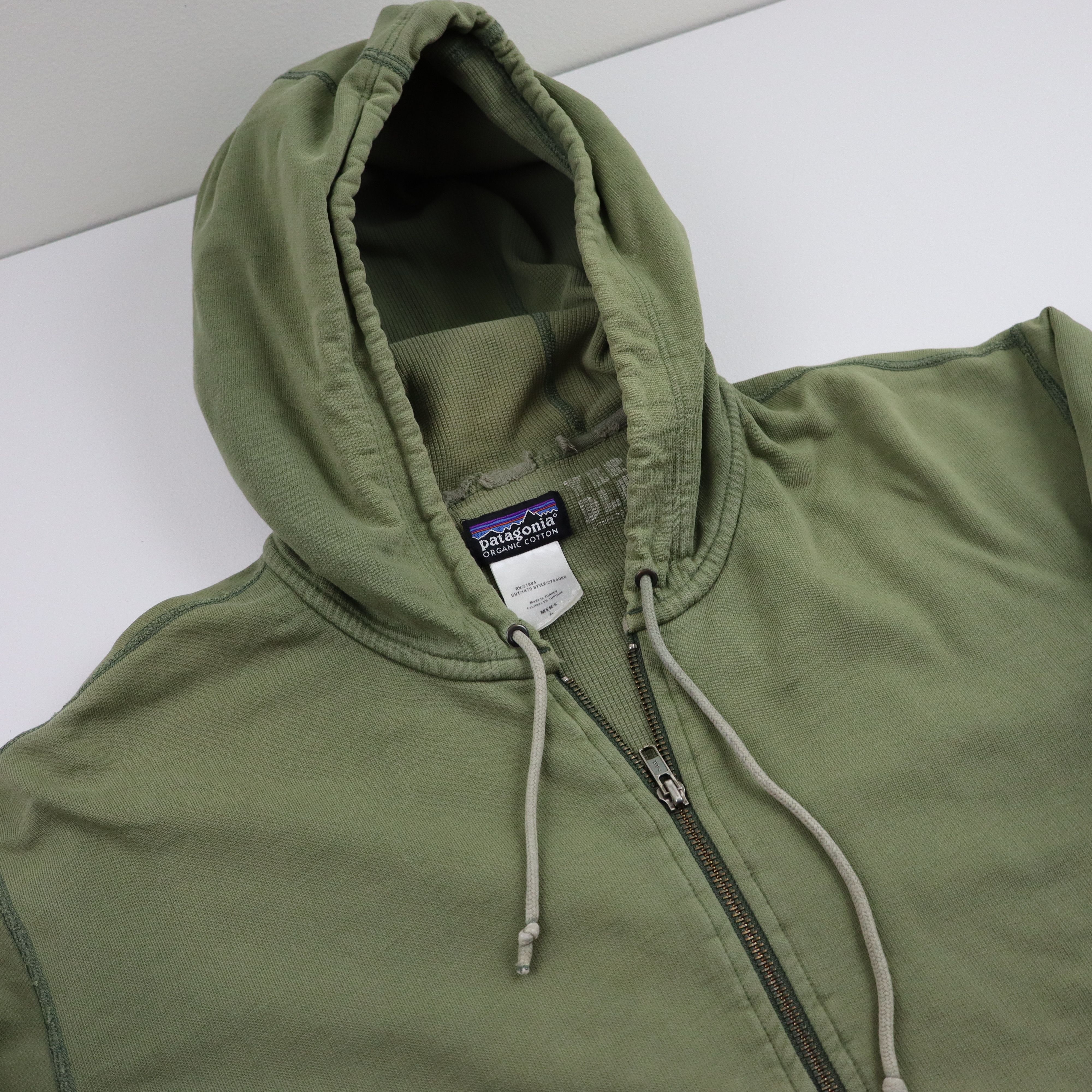 Patagonia × Supreme Vintage Patagonia Faded Baggy Hoody Sweatshirt Large Green Size US L / EU 52-54 / 3 - 5 Thumbnail