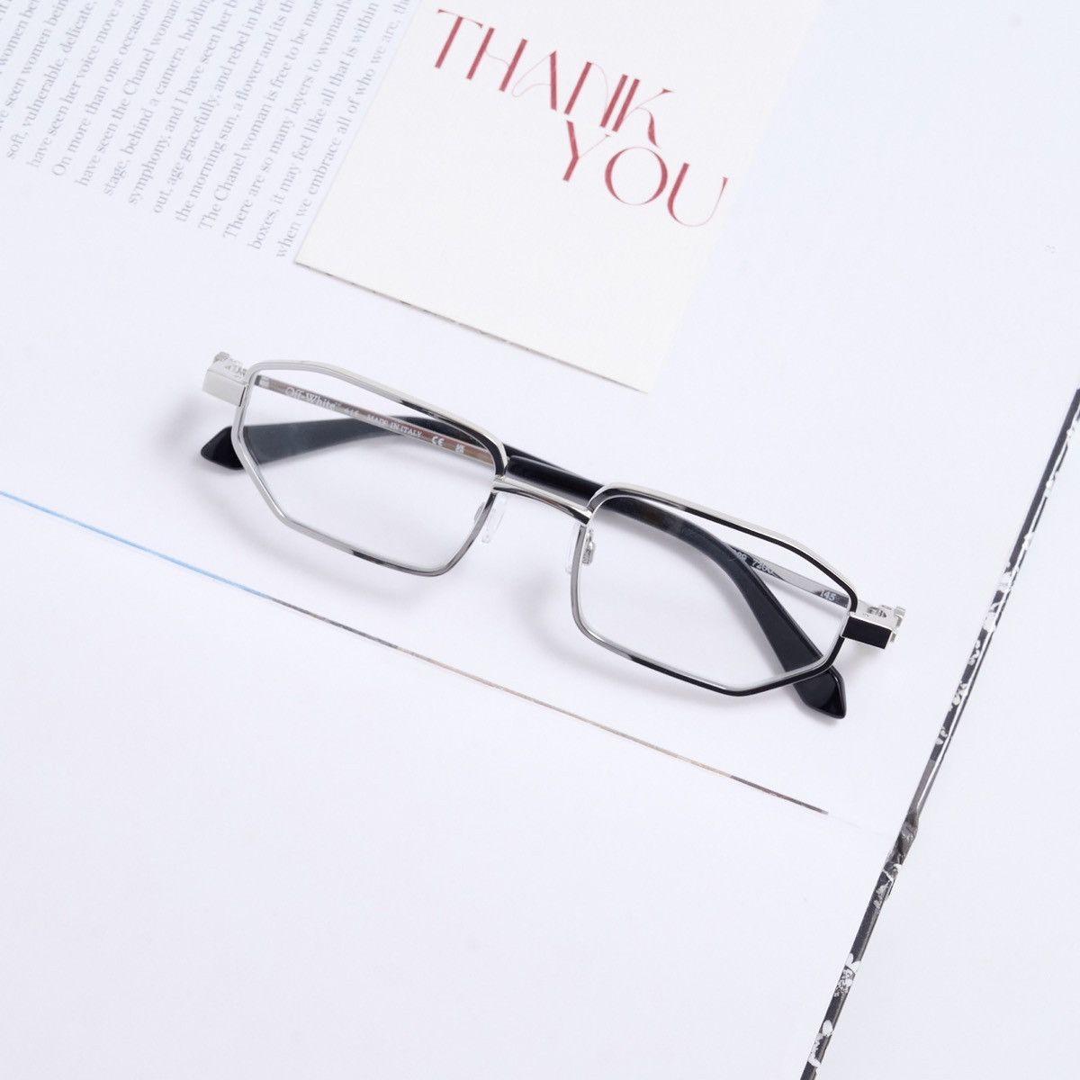Off-White OFF WHITE STYLE 89 SILVER GLASSES Size ONE SIZE - 5 Thumbnail