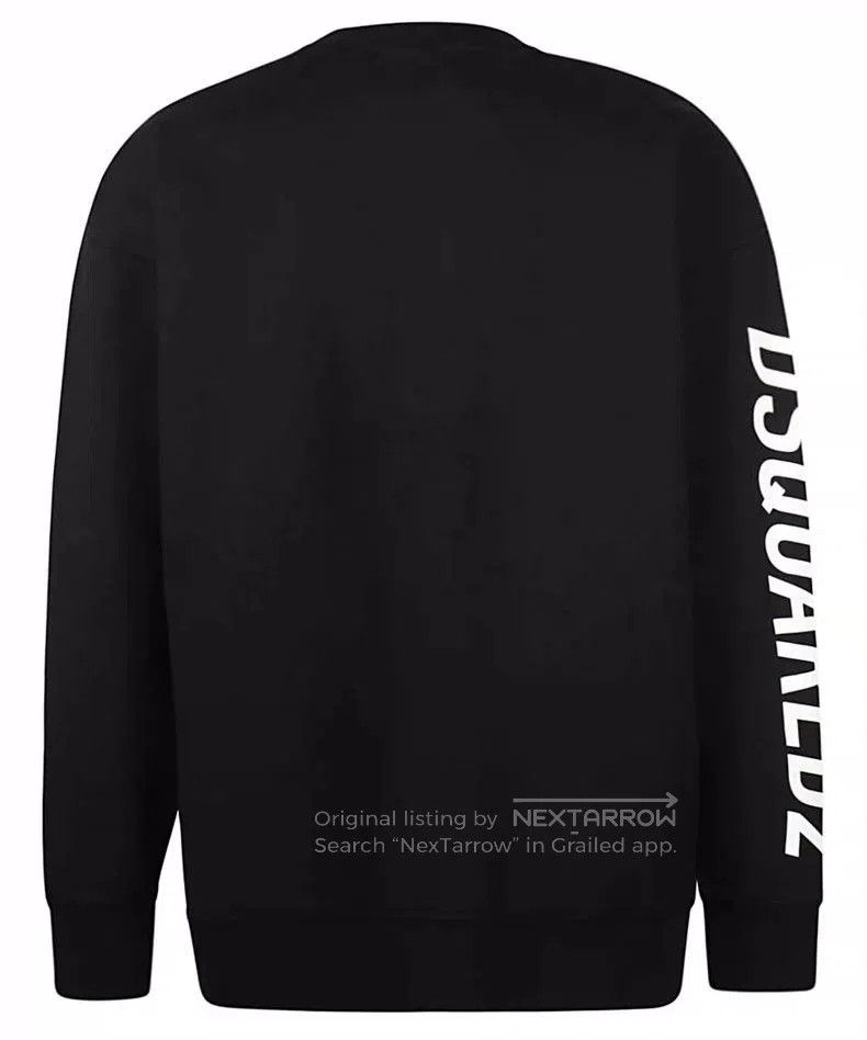 Dsquared2 Dsquared2 Oversize Black Maple Leaf Sweatshirt. Size US S / EU 44-46 / 1 - 2 Thumbnail