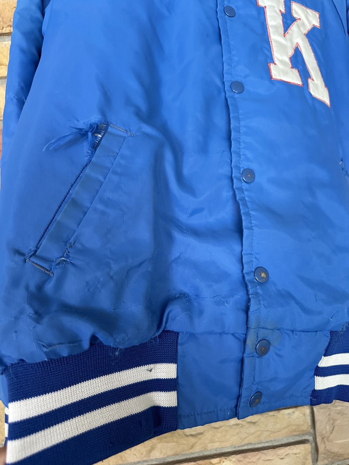 Vintage Vintage 90s Taylor Kennedy Varsity Bomber Jacket Size US L / EU 52-54 / 3 - 5 Thumbnail