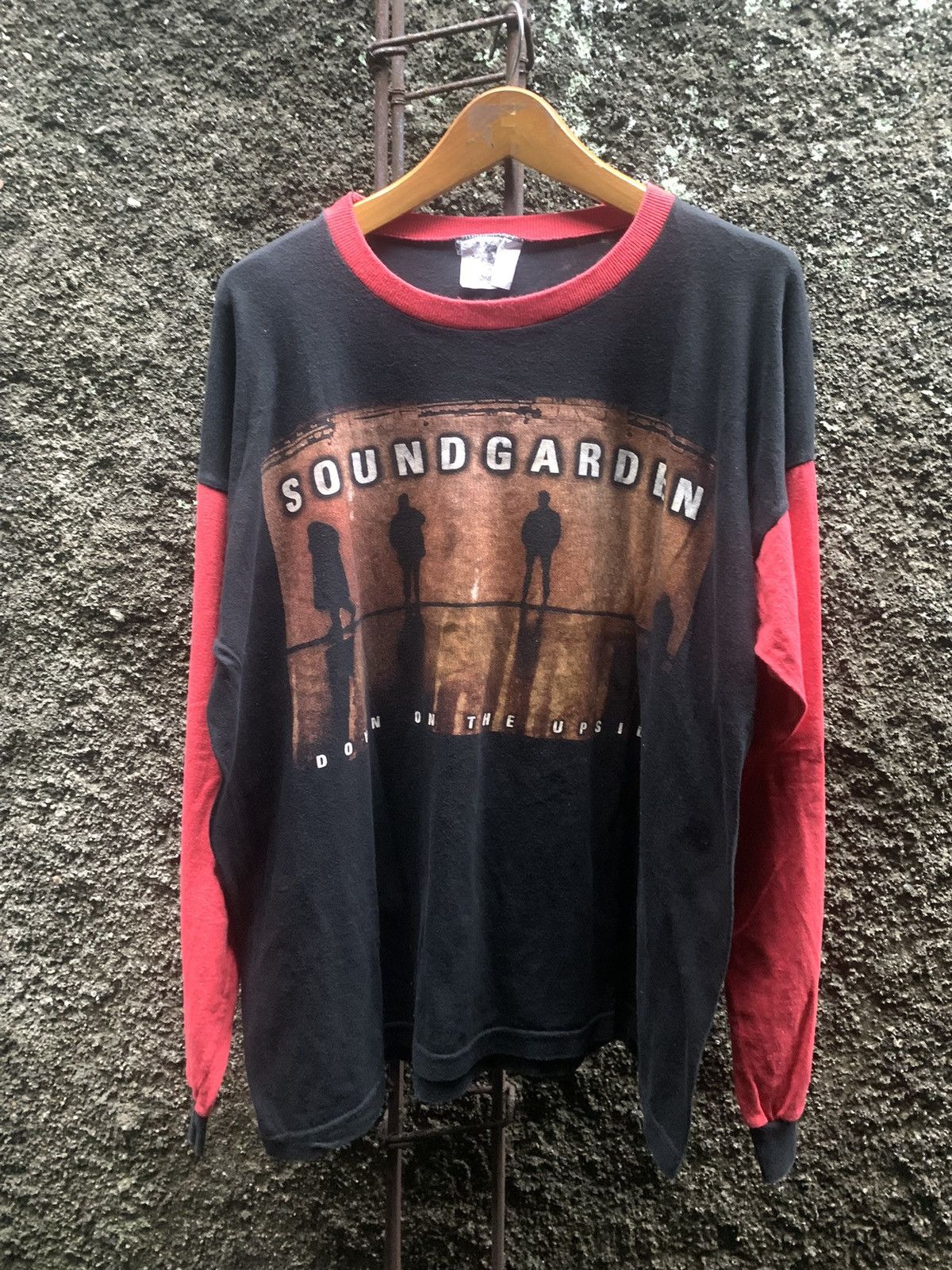 image of Band Tees x Vintage Soundgarden Upside Down Tour 1996 in Black, Men's (Size XL)