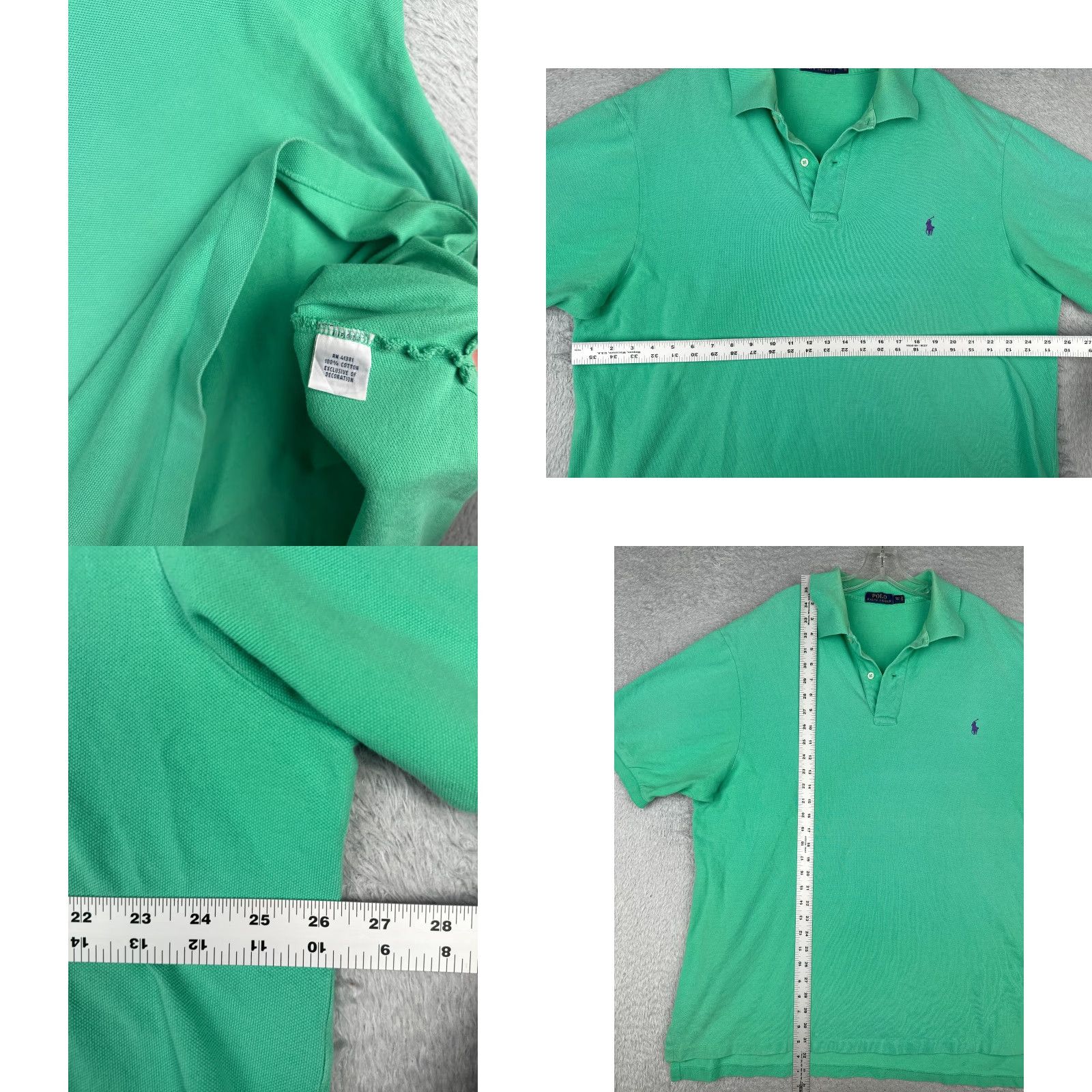 Ralph Lauren Ralph Lauren Polo Shirt Men 2XLT Green Cotton Short Sleeve Mens Size US XXL / EU 58 / 5 - 8 Thumbnail