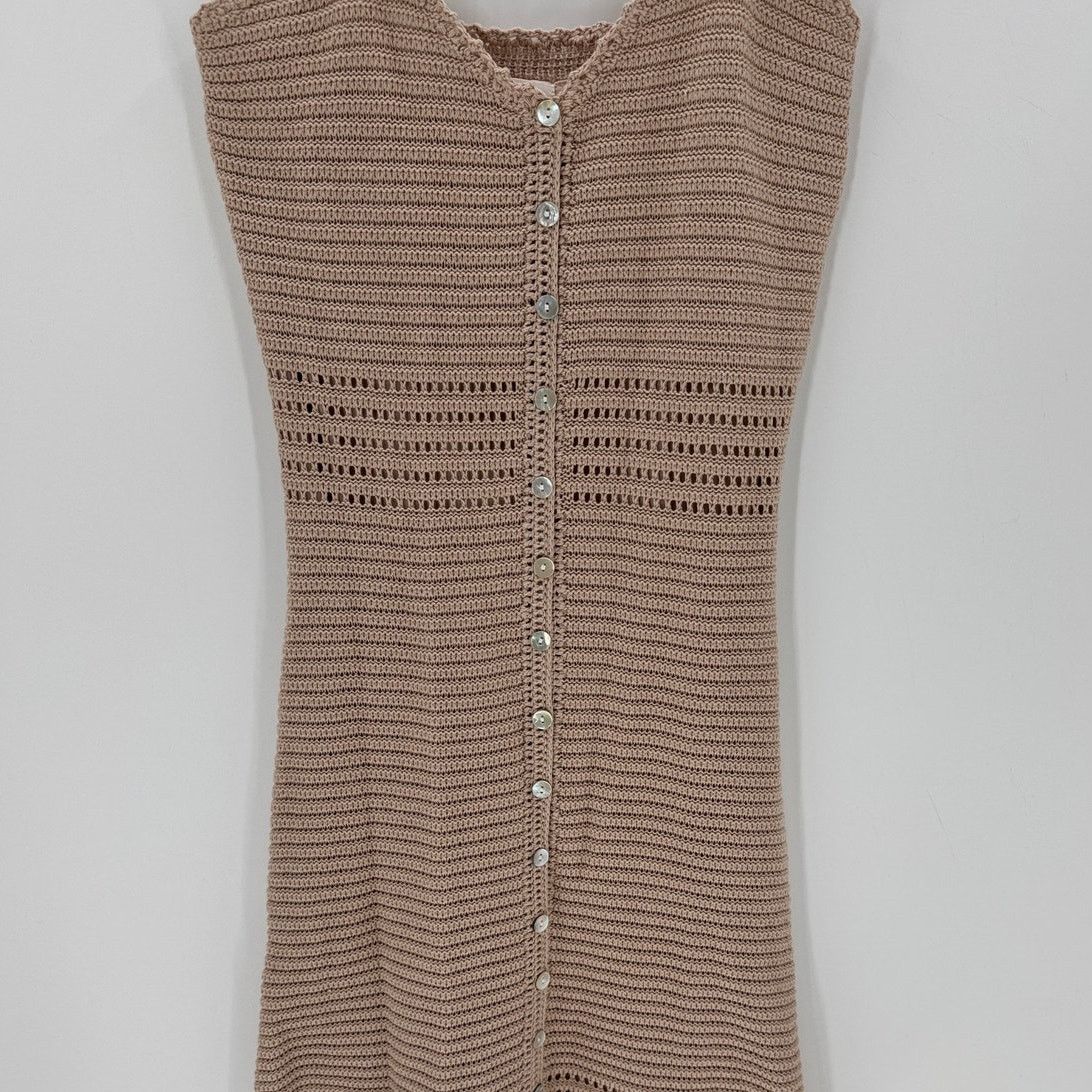 Other Olive + Oak crotchet mini dress adjustable straps size S Size S / US 4 / IT 40 - 5 Thumbnail