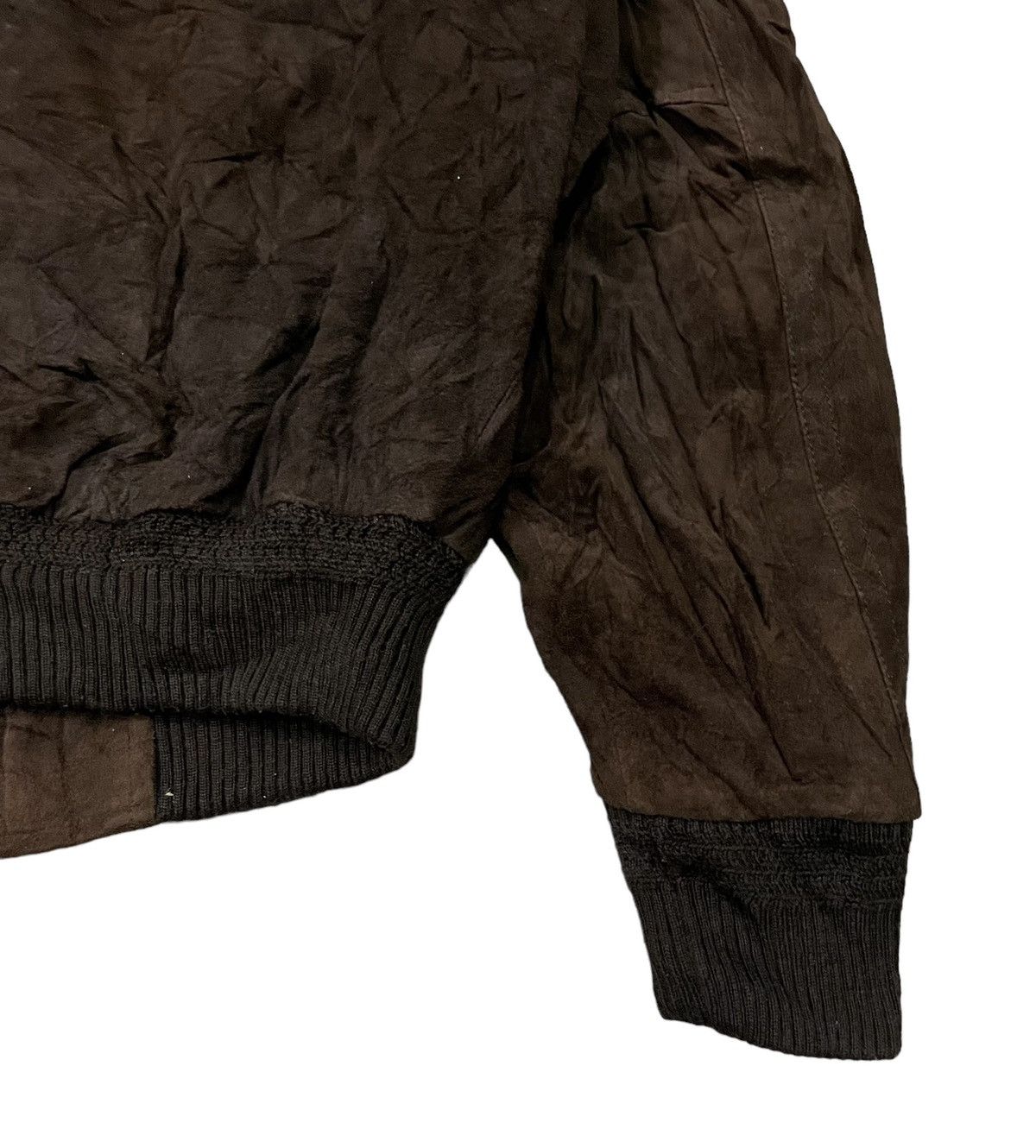 Leather Vintage Jun Men Suede Pigskin Leather Bomber Jacket Size US M / EU 48-50 / 2 - 12 Thumbnail