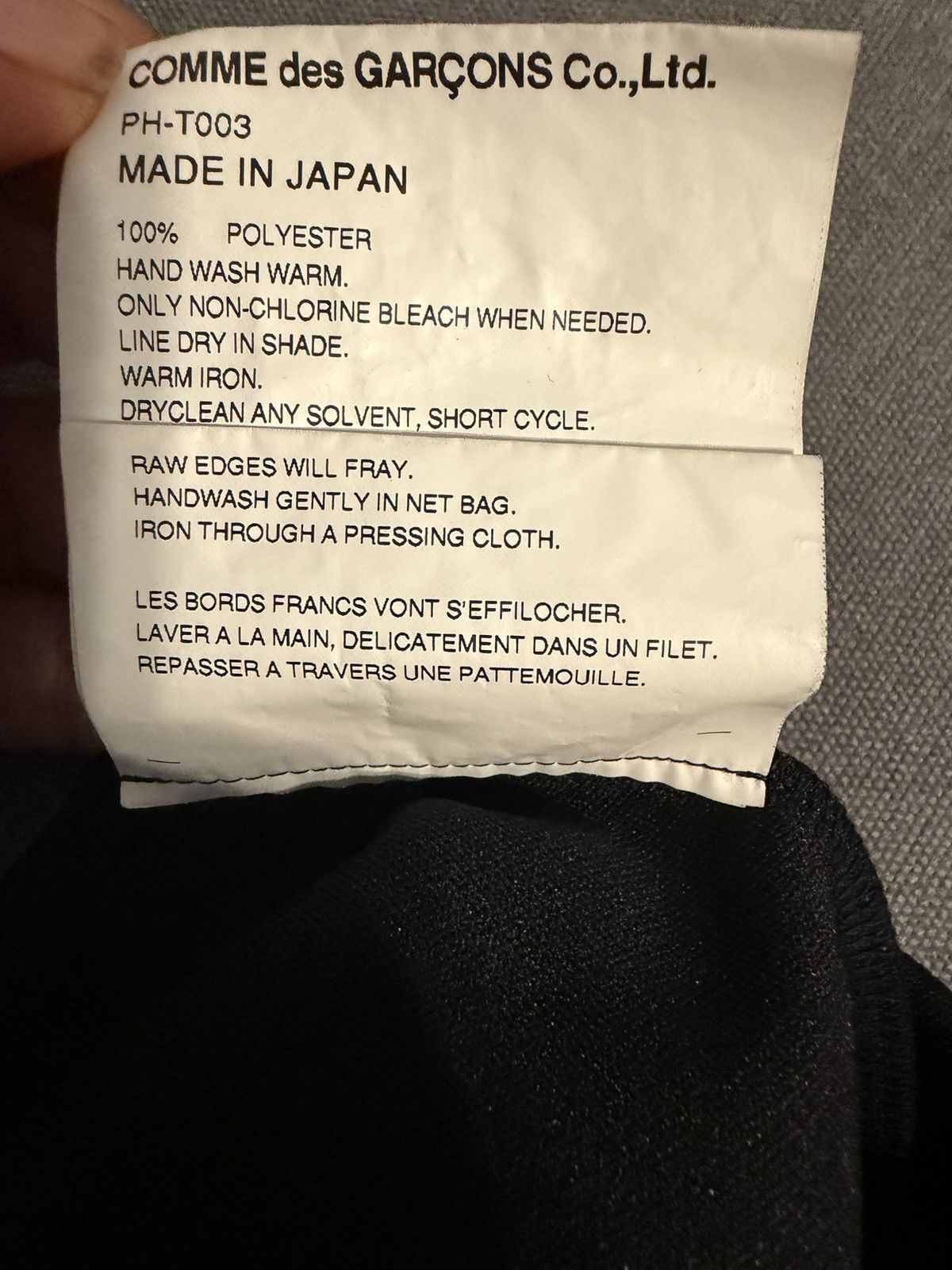 Comme des Garcons Homme Plus CDG Homme Plus deconstructed T-shirt Size US L / EU 52-54 / 3 - 6 Thumbnail