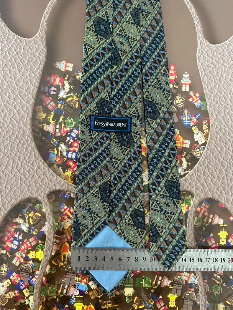 Saint Laurent Paris Saint laurent paris Medieval Silk Tie 2506-Nextarrow Size ONE SIZE - 4 Thumbnail
