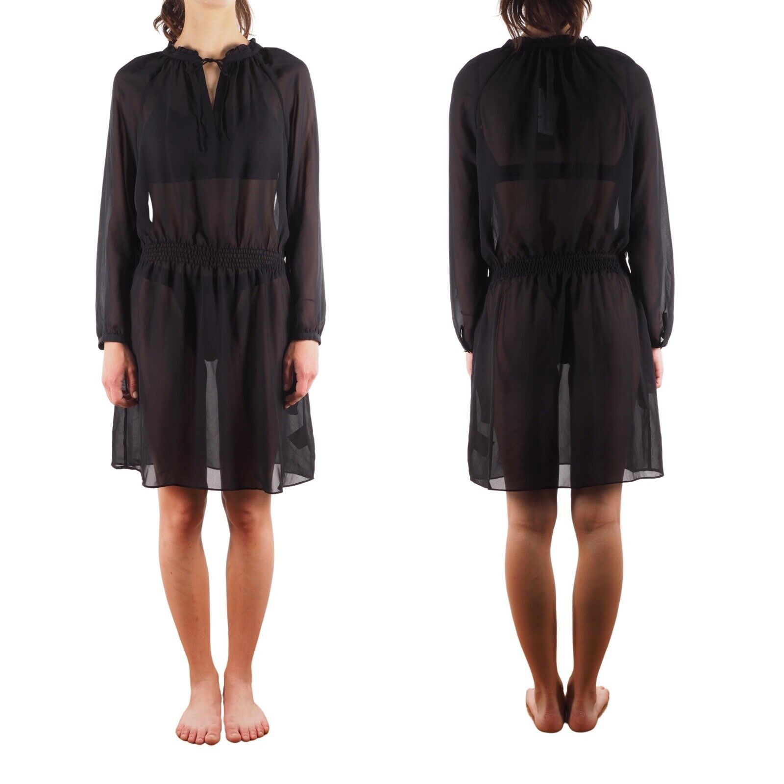 Ralph Lauren Ralph Lauren Peasant Sheer Top Tunic Kaftan Beach Dress Size M / US 6-8 / IT 42-44 - 1 Thumbnail